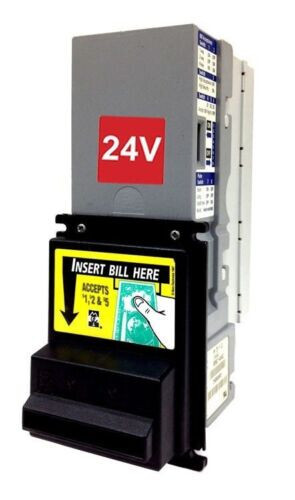 MEI VN 2512, MDB 24v, Flashport New $5, Compact, Refurbished w/ 90 Day Warr.