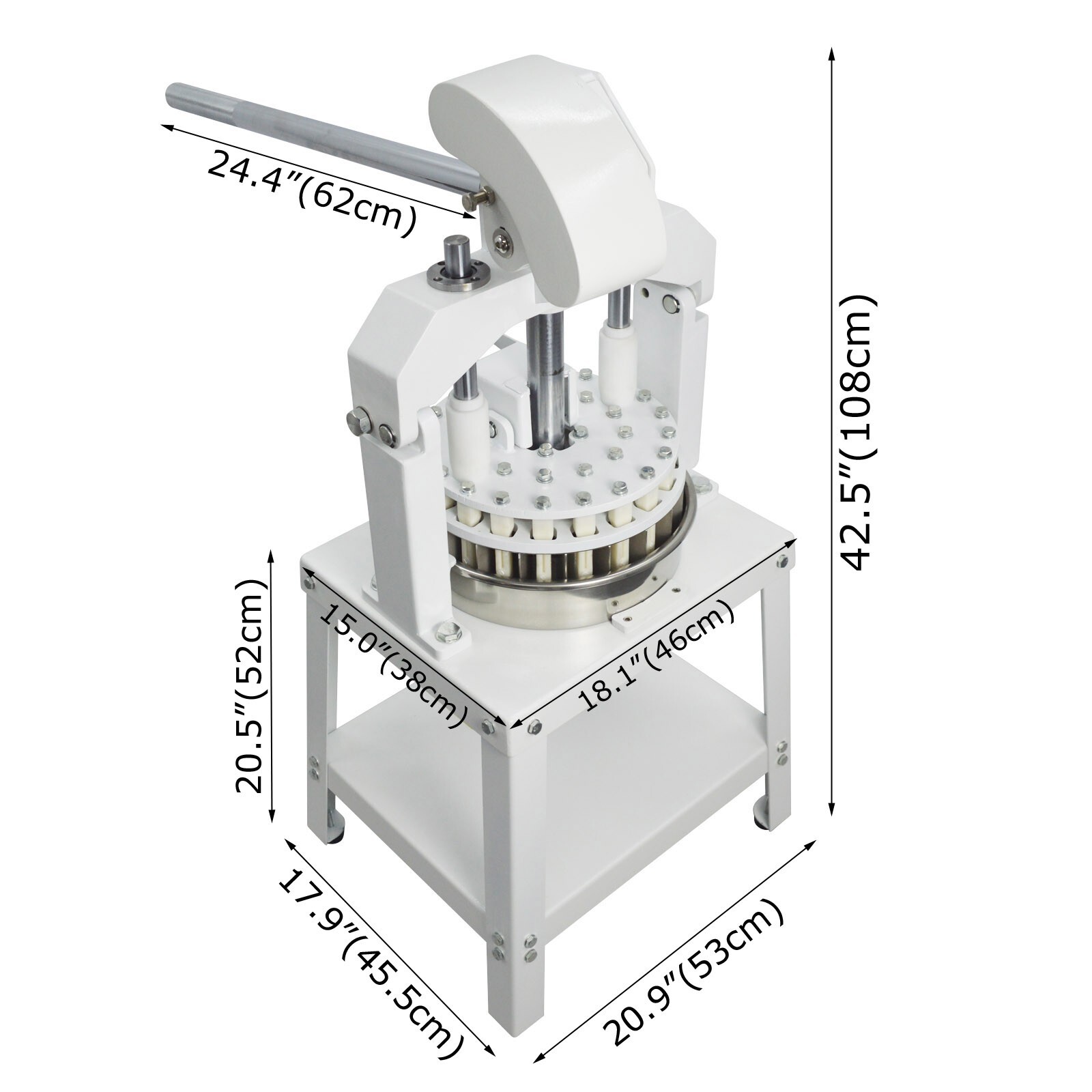36PCS 30-160g Manual Dividing Machine Dough Cutter Bread Pizza Dough Divider