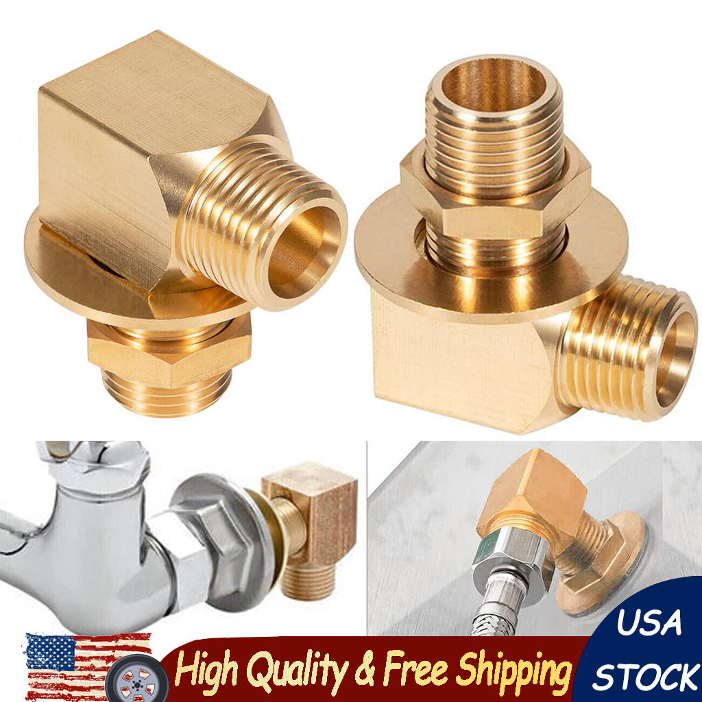 For T&S Brass B-0230-K Installation Kit Wall Mount Faucet 1/2″ NPT Short Elbow