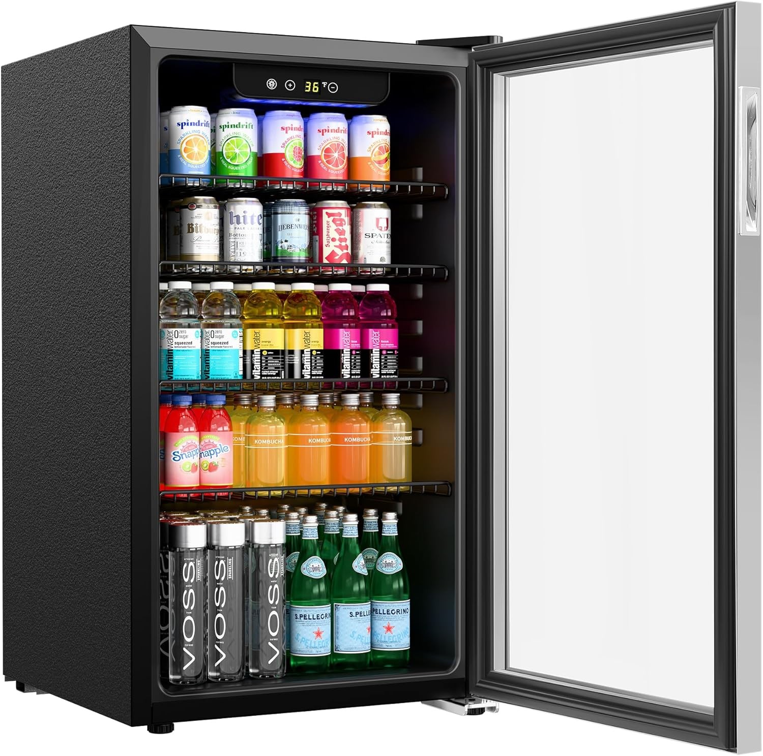 Koolmore 18 in 3.2 Cu Ft Beverage Refrigerator Merchandiser