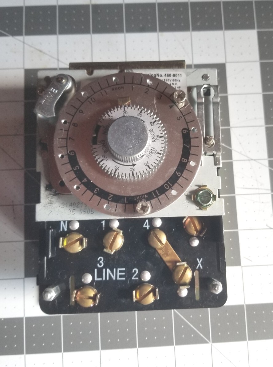 Continental Refrigeration Timer Defrost 115/120V 2HP 40Amax Irp CAT# 460-0011
