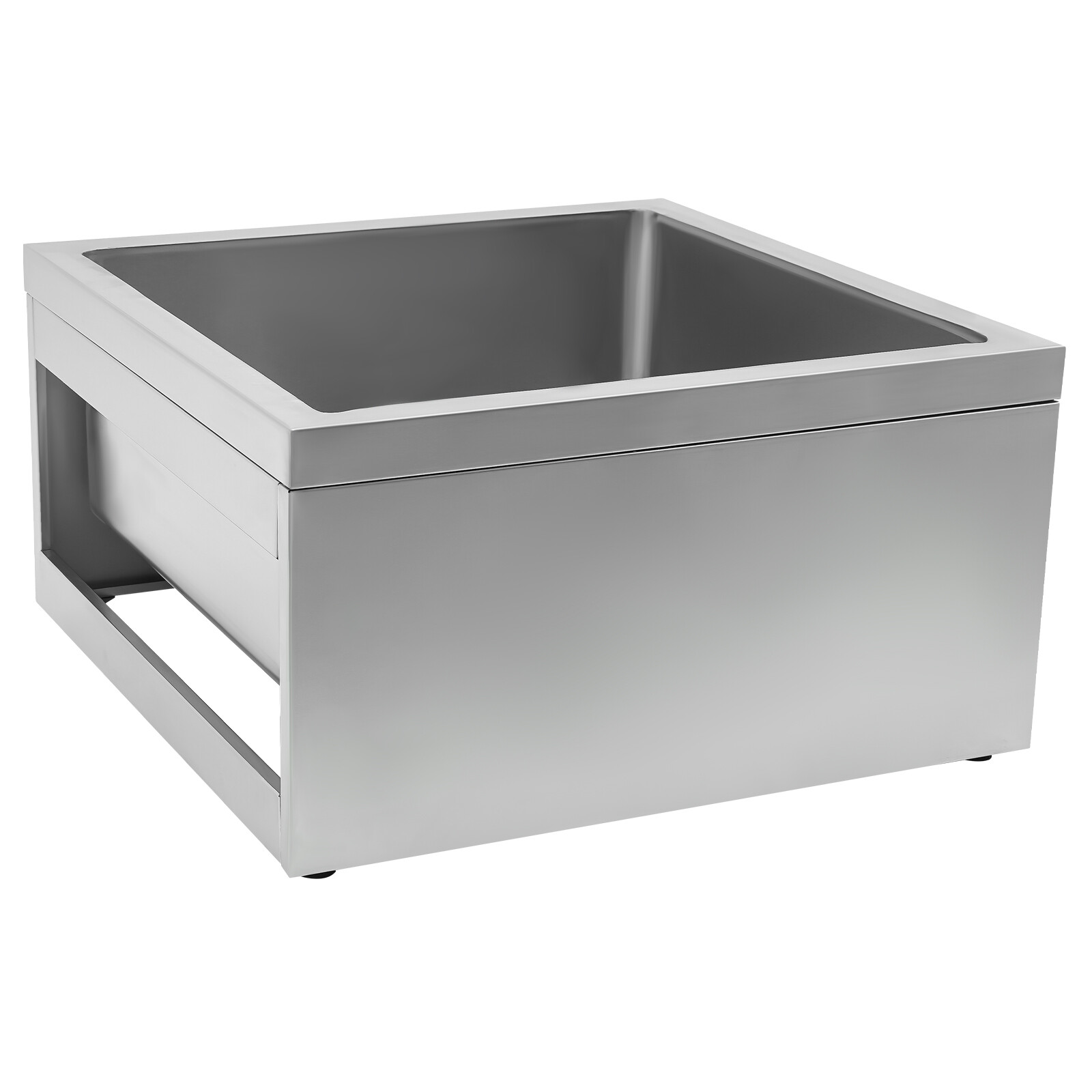 Free Standing Utility Sink, Single Bowl Commercial Sink Restaurant Kitchen Sink