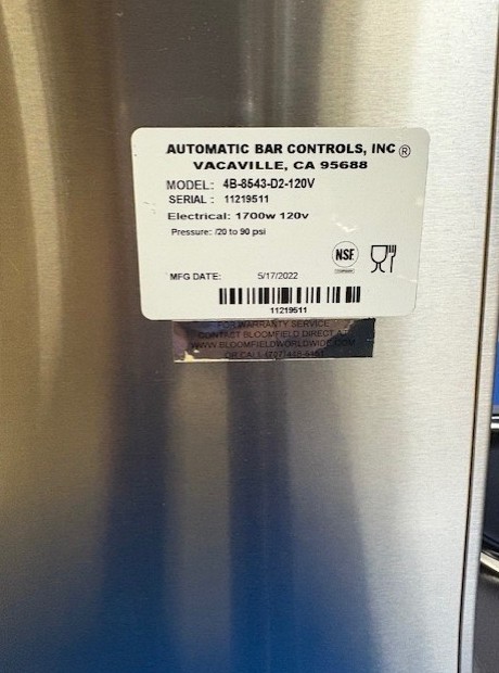 Bloomfield 8543-D2 Koffee King 2 Warmer In-Line Pourover Coffee Brewer