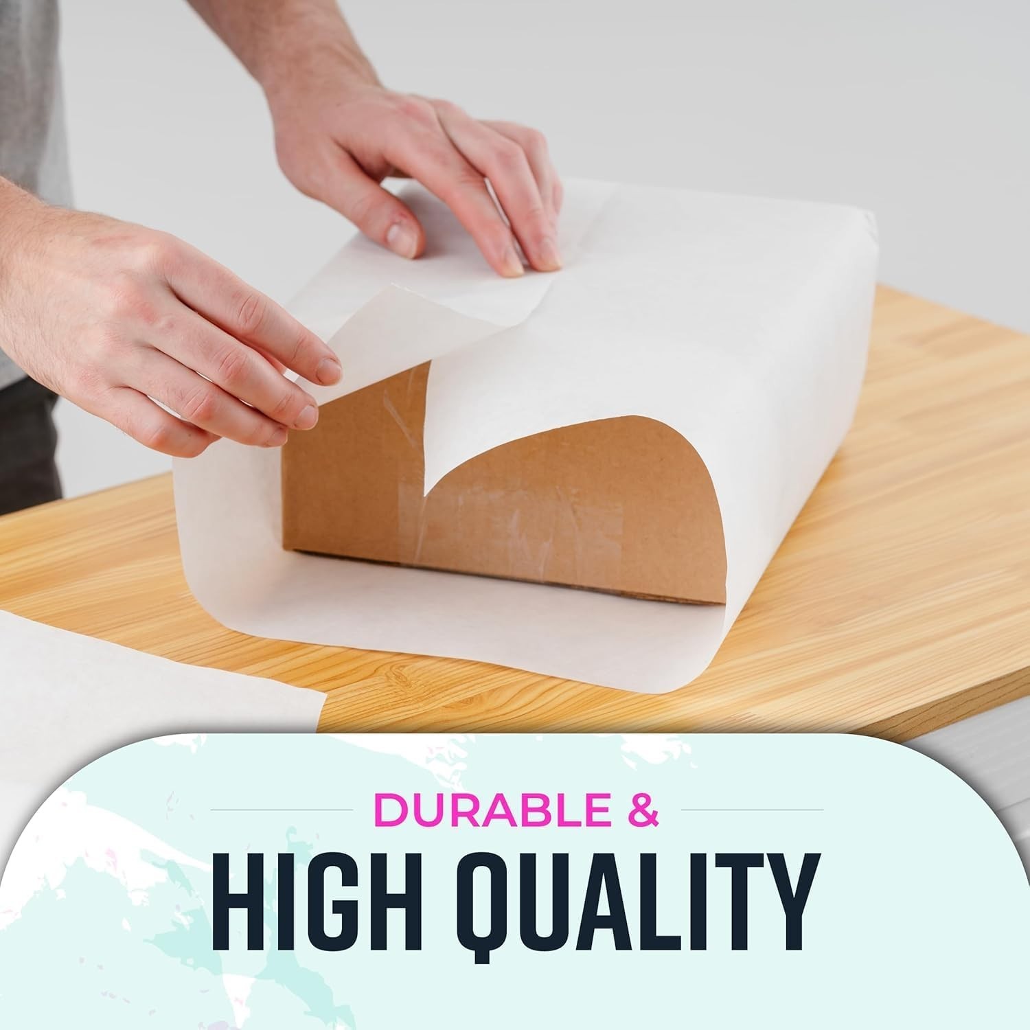 48″ x 1200″ 100′ White Kraft Paper Roll – – Craft Paper for Bulletin Board A…