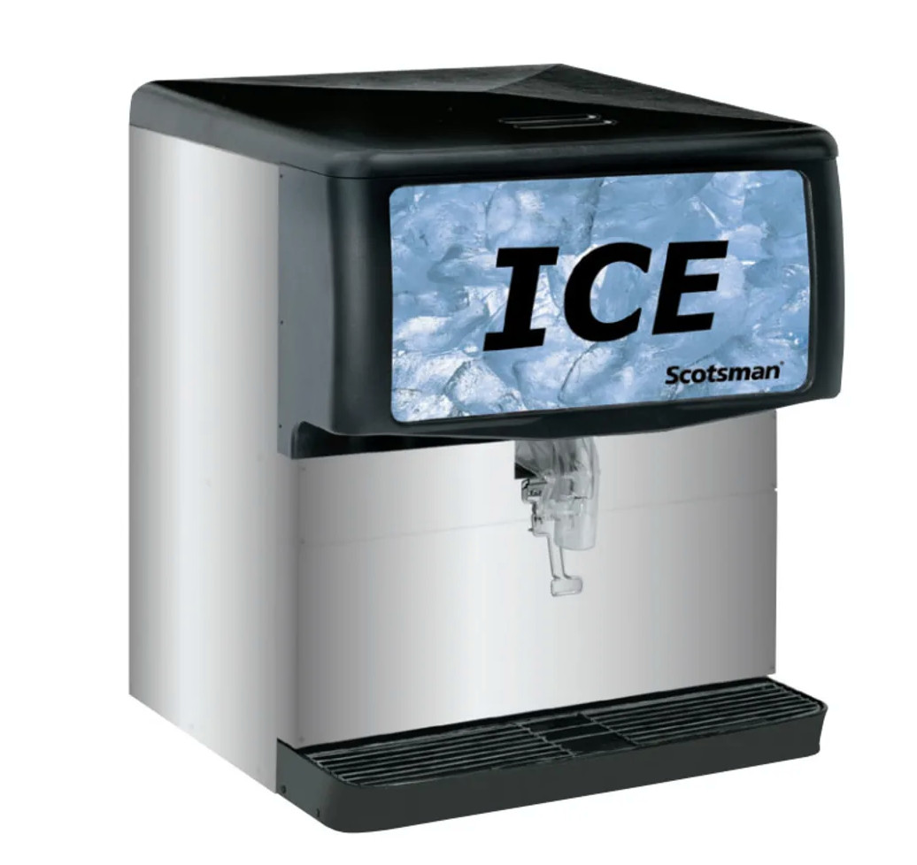 NEW Scotsman ID200B-1A 200 Pound Ice Dispenser w/ Adapter Kit NEW