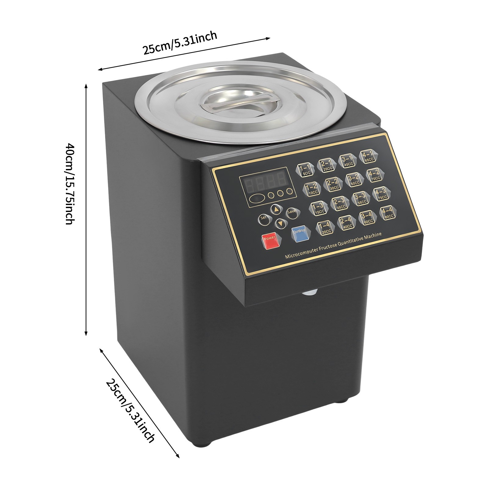 Fructose Quantitative Machine Fructose Dispenser For Commercial Bubble Tea 200W.