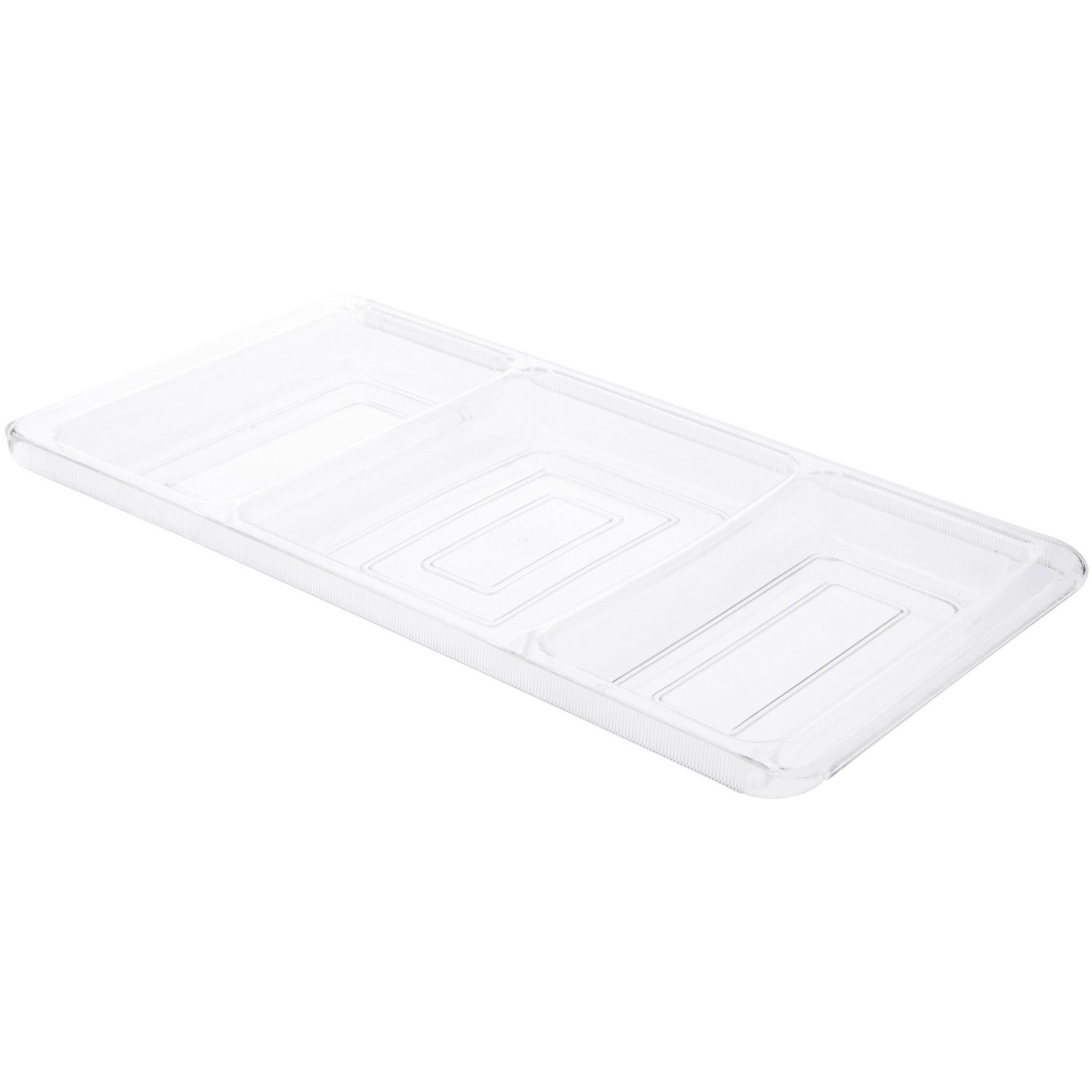 Pioneer Plastics TRAY Clear Candy Plastic Tray, 14.25″ W x 7.125″ D x 1″ H