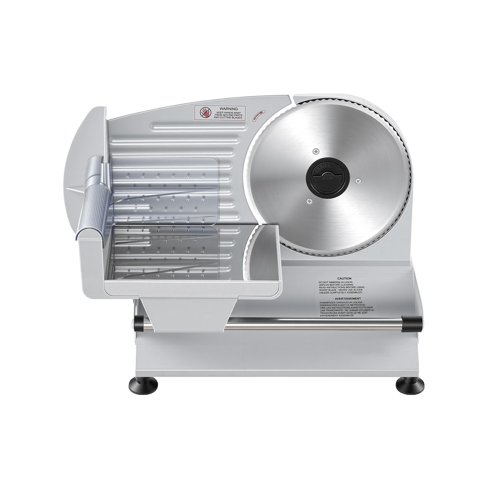 Uimoso 200W Electric Meat Slicer w/Dual 7.5″ Blades &Adjustable Thickness 0-0.6″