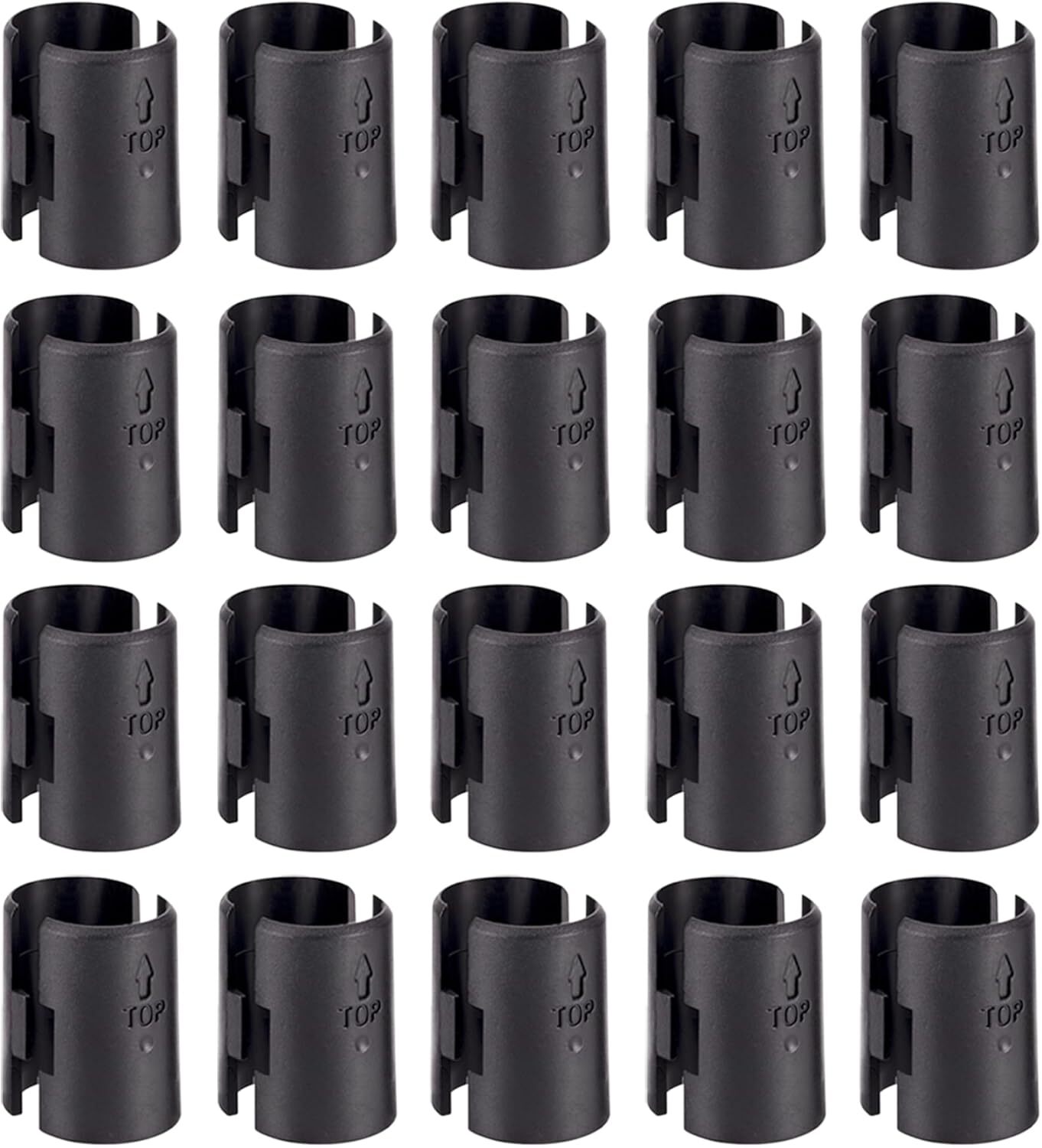 Wire Shelf Clips,40-Packs Shelving Lock Clips for 40 Packs, Black