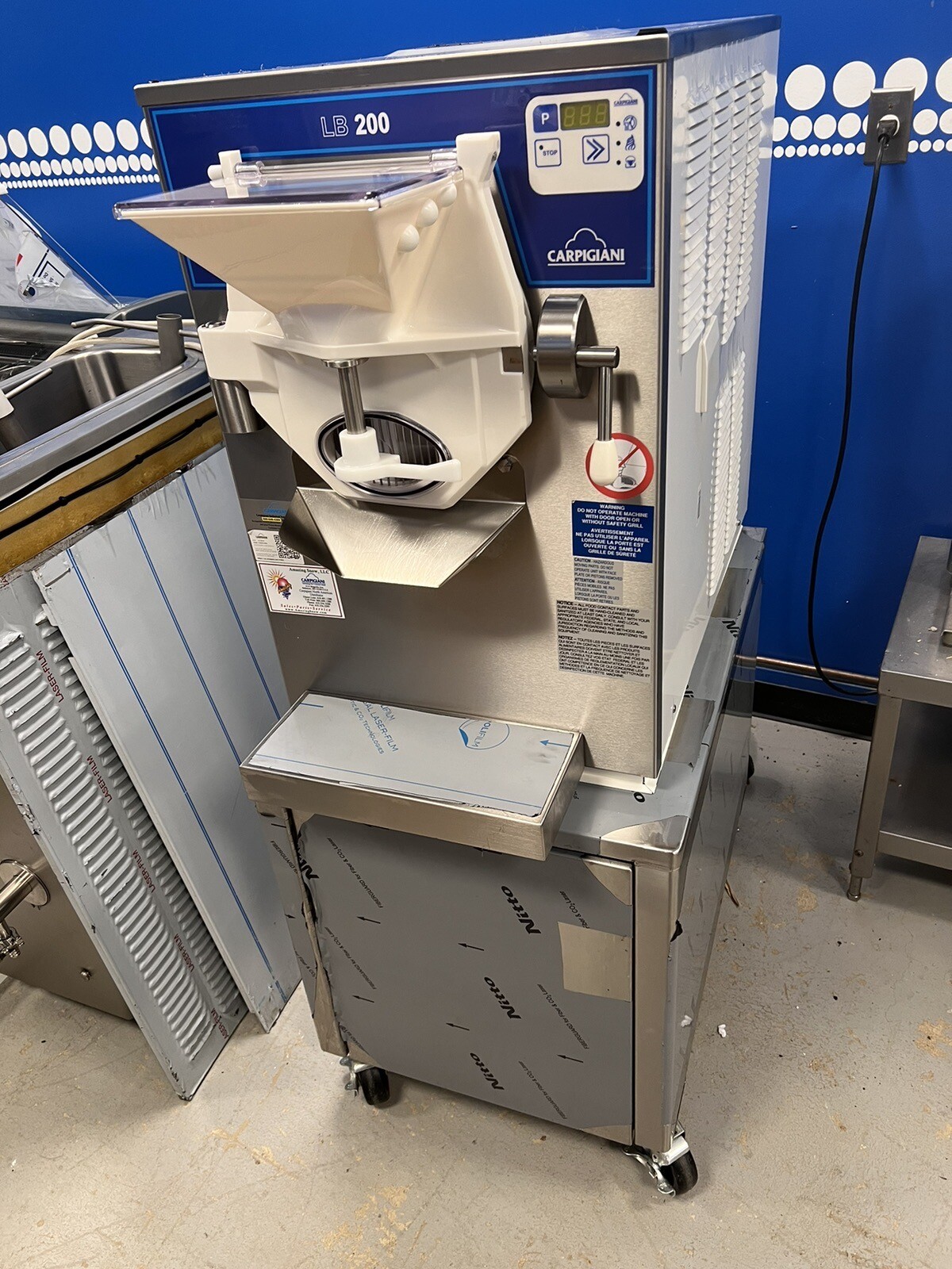 2022 Carpigiani Coldelite LB200G Batch Freezer With Cabinet Gelato Ice Cream