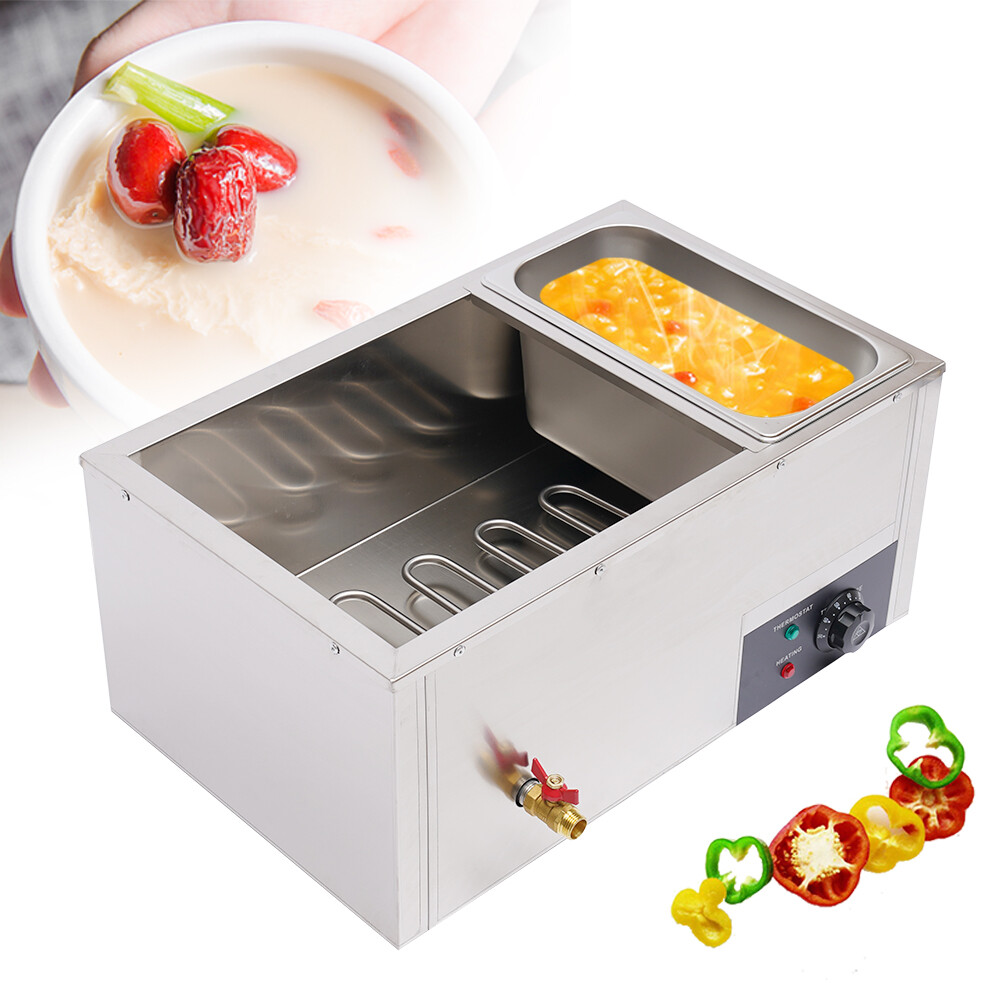 3-Pan Commercial Electric Food Warmer Steam Table Buffet Bain Marie Countertop