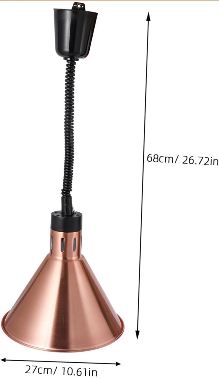 Hotel Retractable Heating Food Lamp