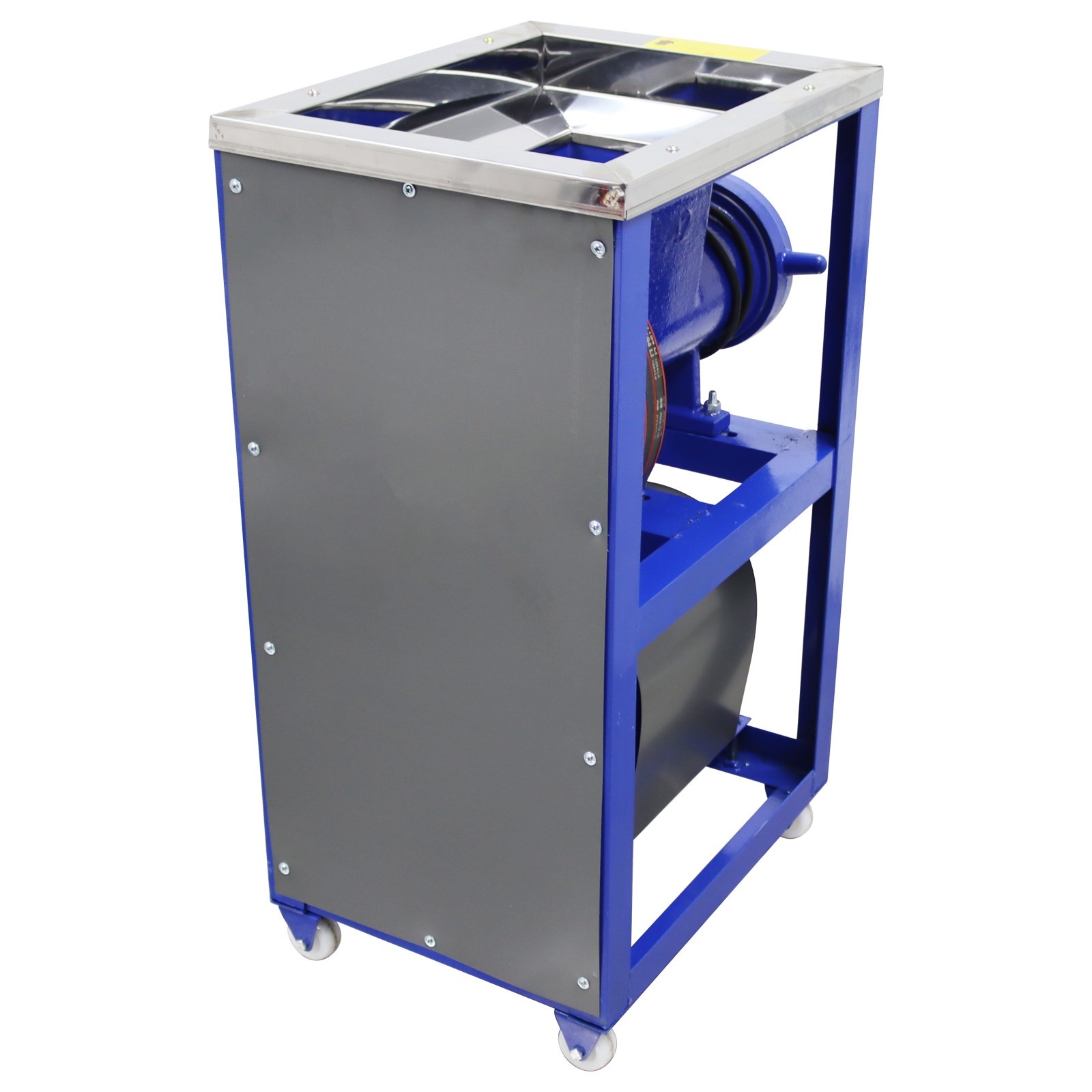220V Meat Bone Crusher Fish Chicken Chopper Grinder 500lbs/h Output 2200w