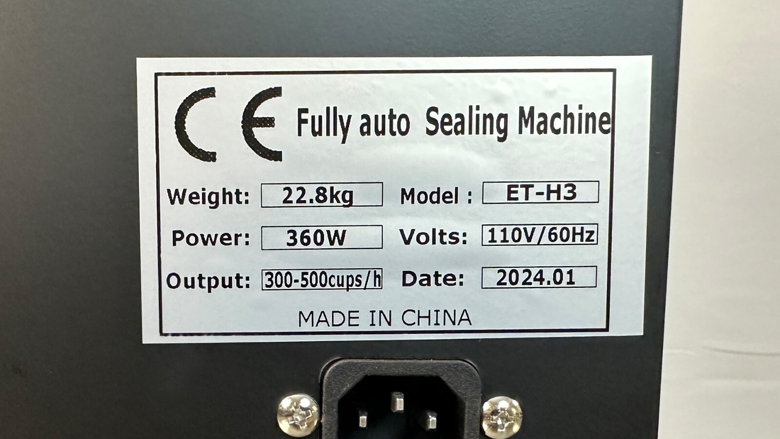 500 Cup/ H Automatic Cup Sealing Machine