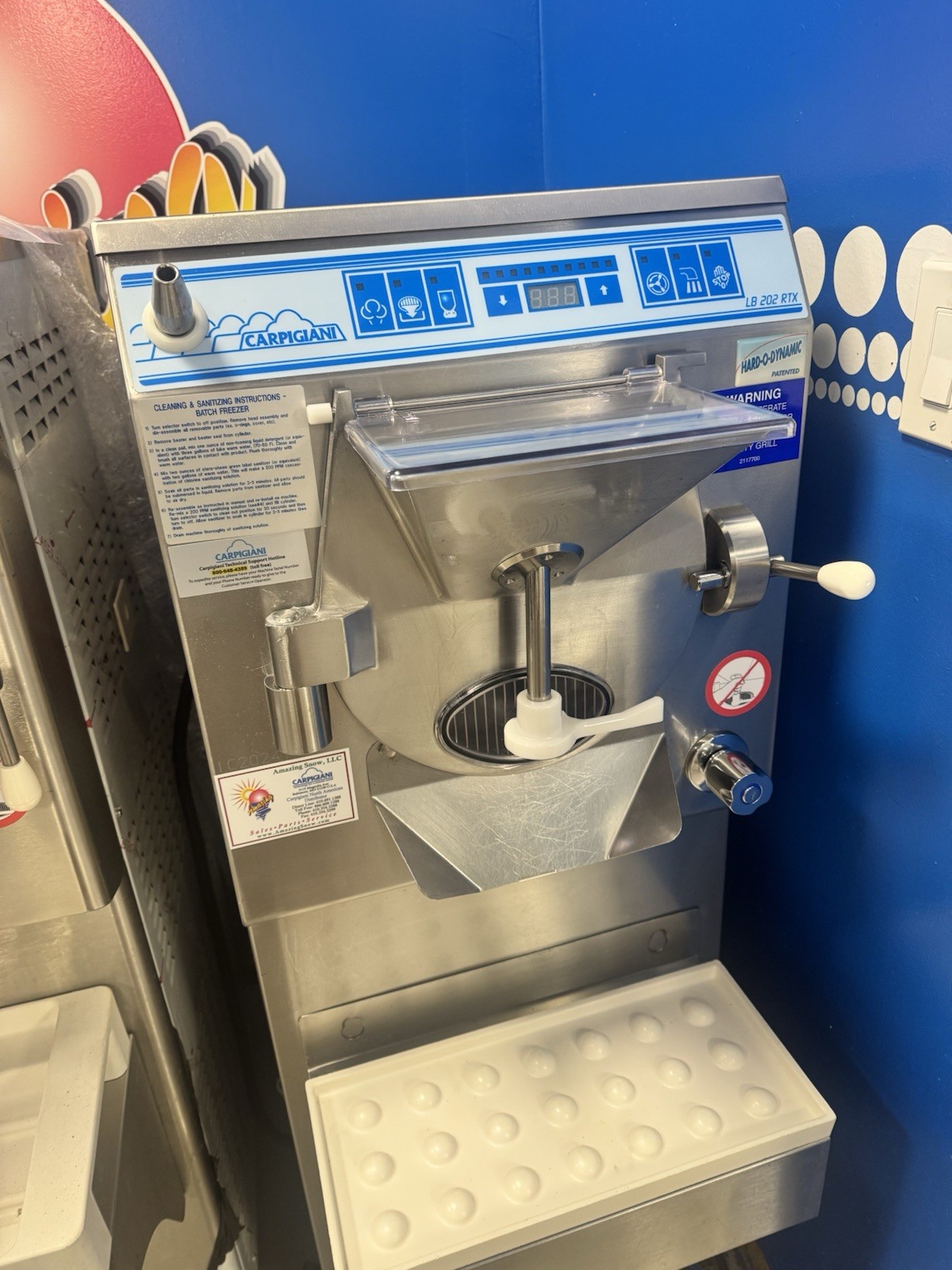 Refurbished Carpigiani LB202GRTX Batch Freezer Gelato Ice Cream 1 Year Warranty