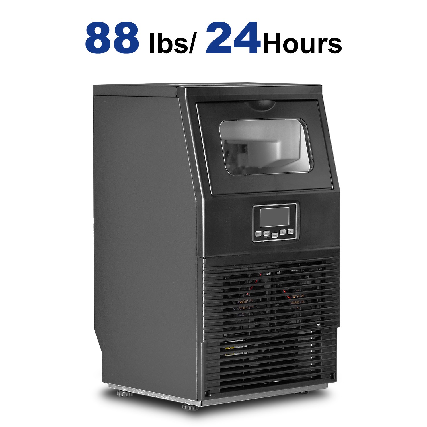 Ice Maker Undercounter Ice Machine Commercial 11~20 Minutes per Cycle 88 lbs Ice