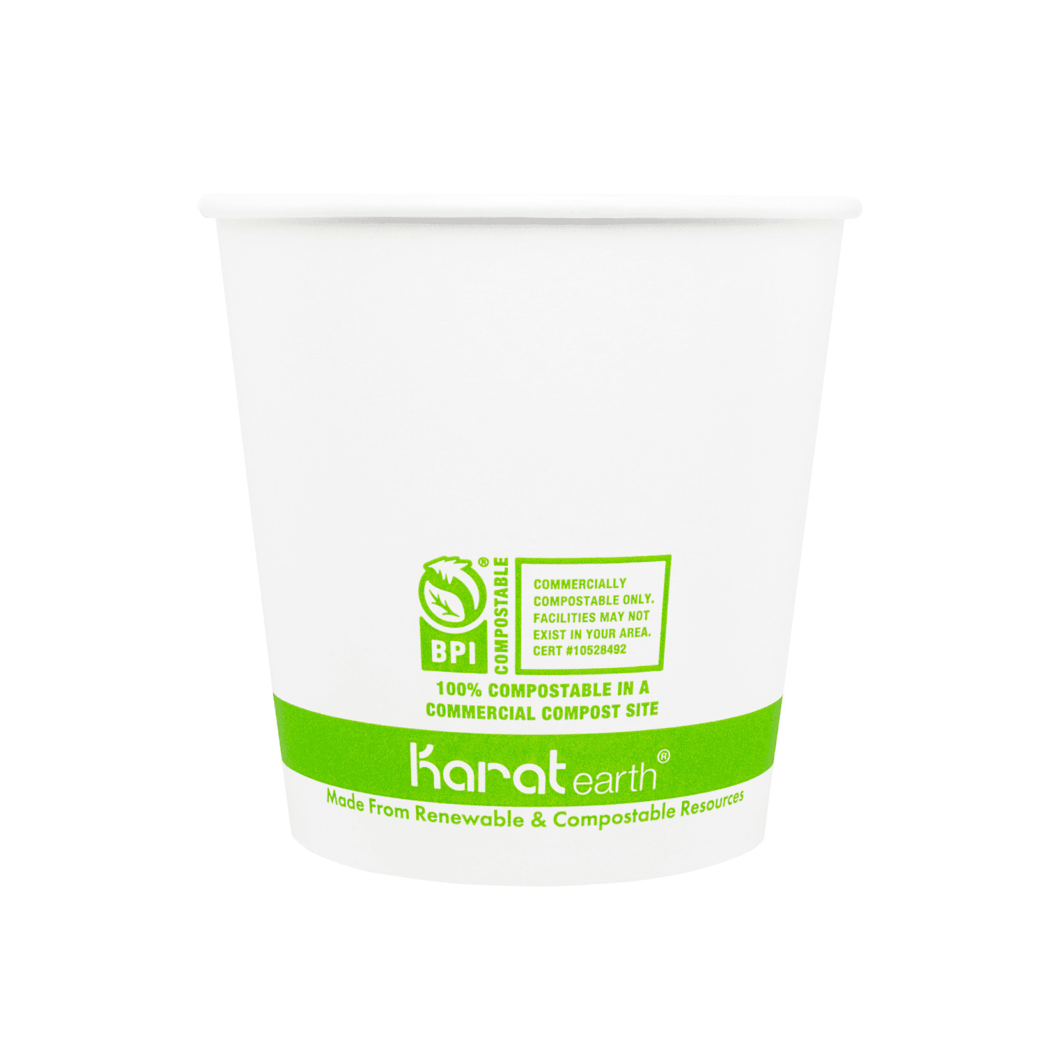 Karat Earth 24oz Eco-Friendly Paper Food Container (114.6mm), Generic – 500 ct