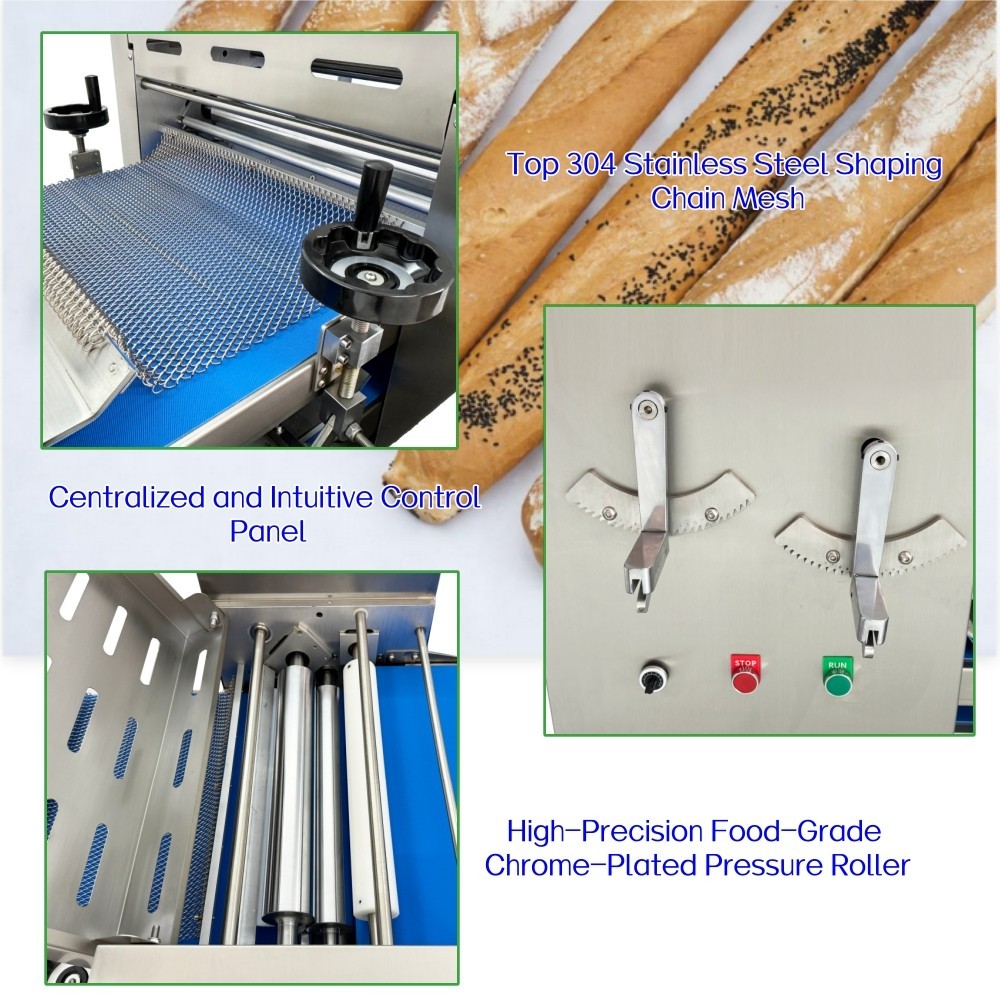 Industrial Automatic Bread Dough Molding Machine Professional Bakery Production