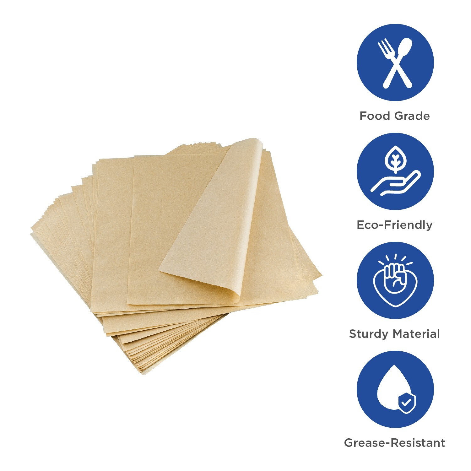 Karat 12″ x 12″ Deli Wrap / Paper Liner Sheets – Kraft – 5,000 ct, FW-DPS400