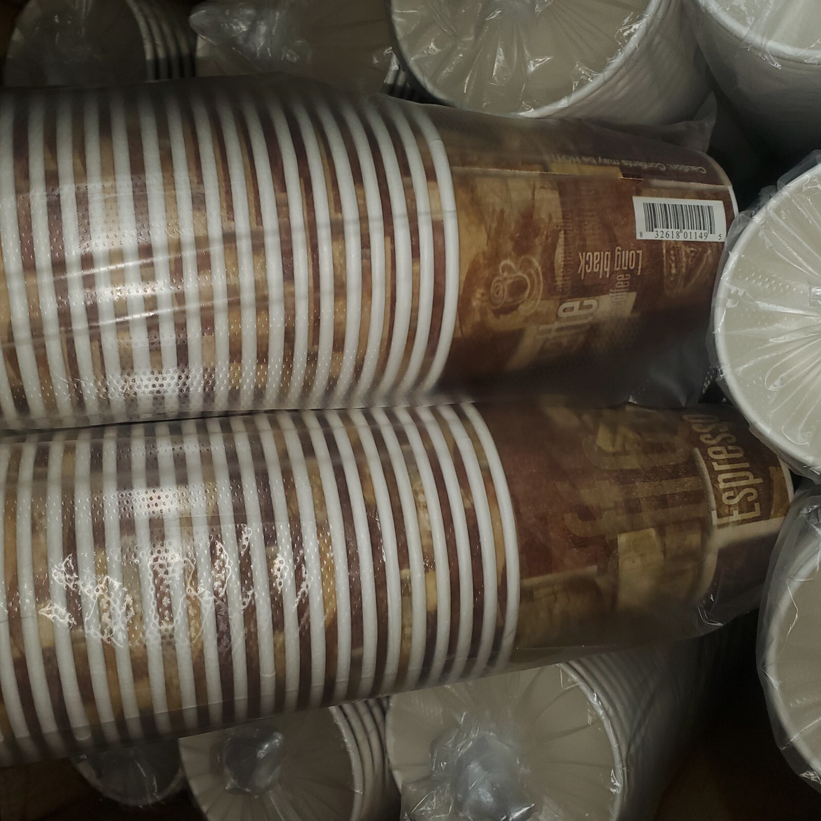 100 To 1000 Disposable Paper Hot Coffee Cups With Flat White Lids 16oz