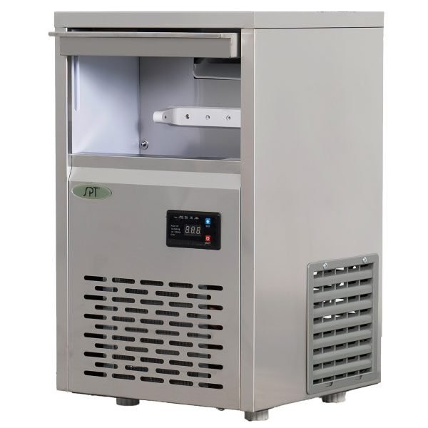 SPT SZB‑22 Automatic Flake Ice Maker, 44 lbs/day, Stainless Steel, Water Filter