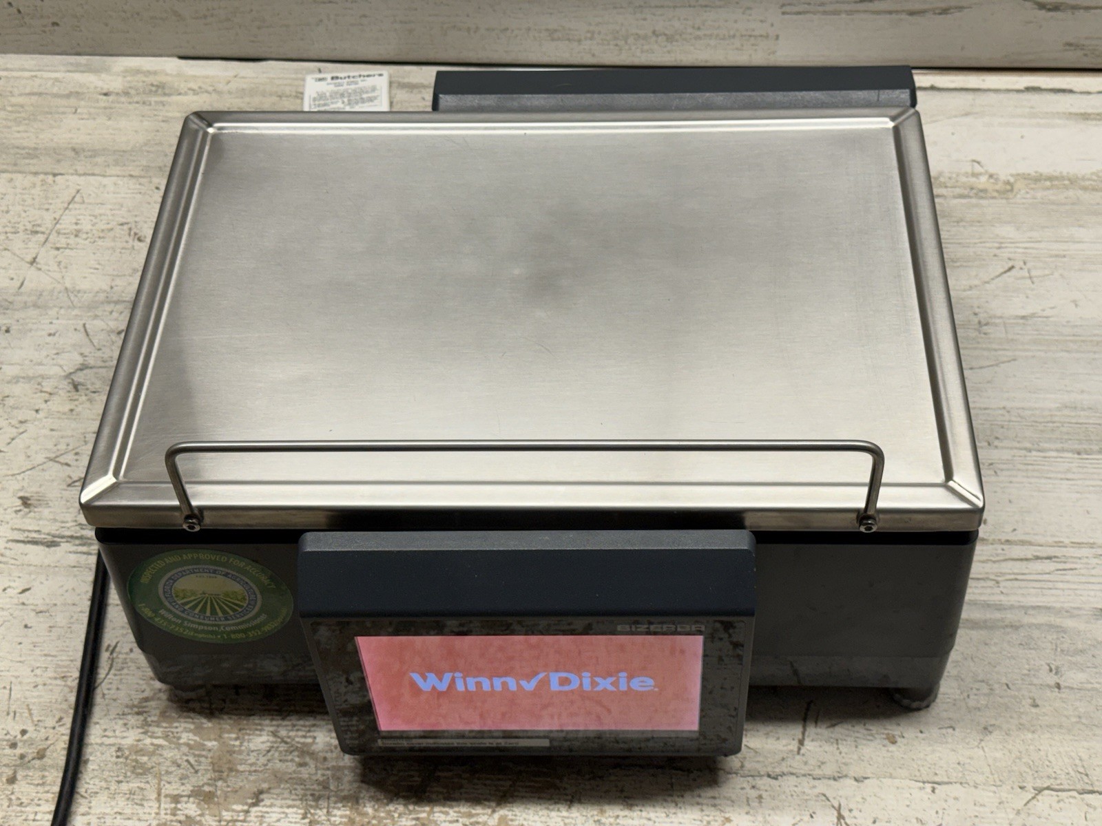 Bizerba XC 100 PRO 30 lb. Touchscreen Digital Scale With Printer Tested Works