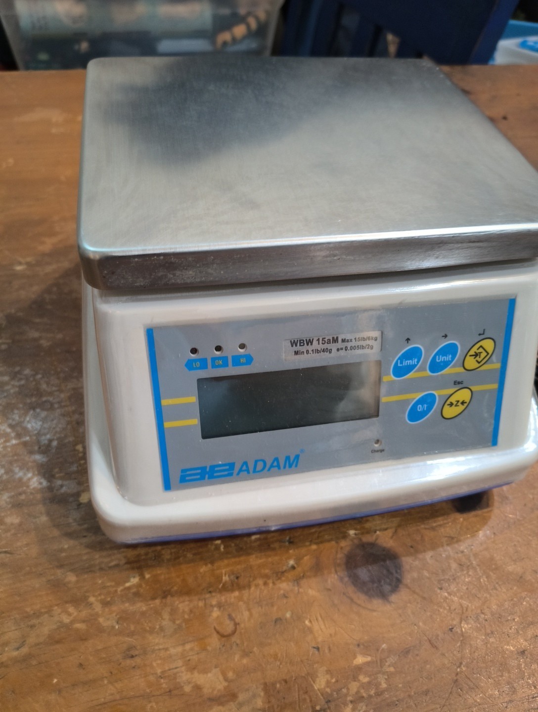 Adam Equipment Price Computing Commercial Washdown Scale WBZ 15aM Max 15 Lbs