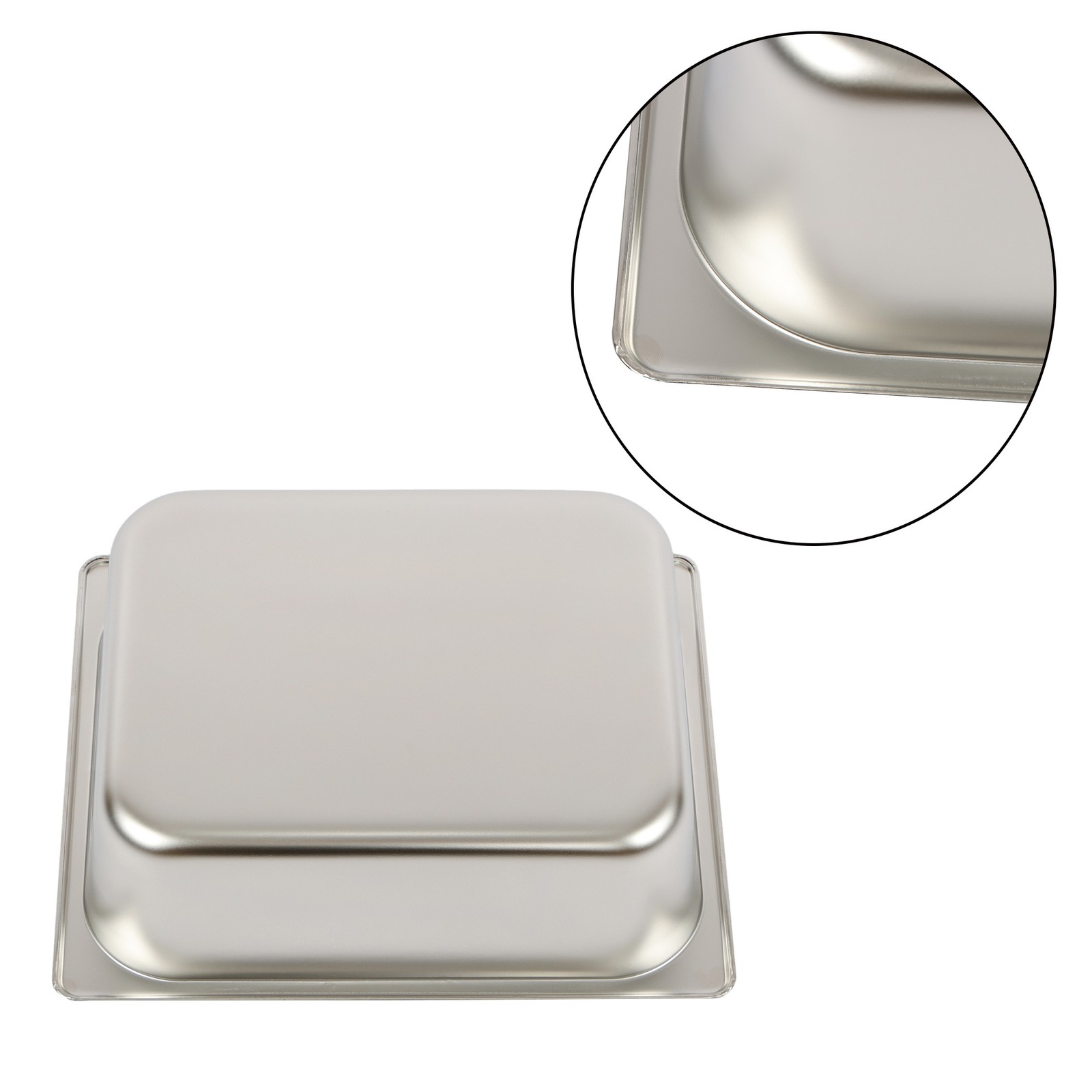 8 Pack Hotel Pans 1/2 Size Steam Table Pan 4″ Deep Stainless Steel with Lid