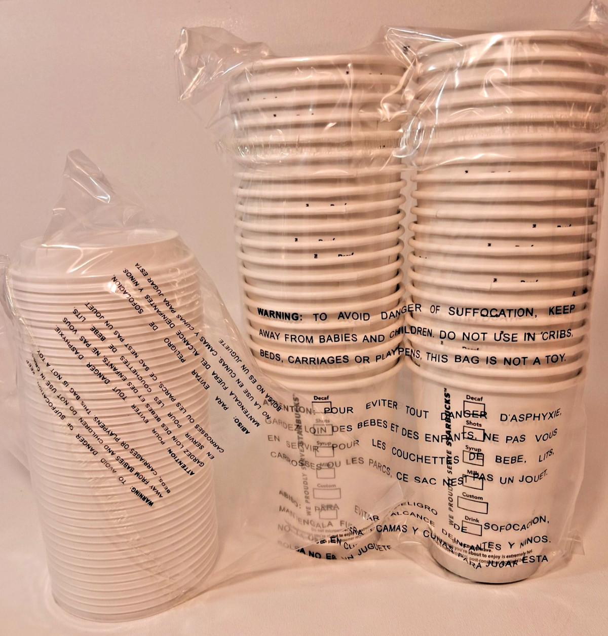 40 -12oz Cups Lids Coffee Cups 12 Ounce Starbucks Paper Hot Cups w Solo Cup Lids