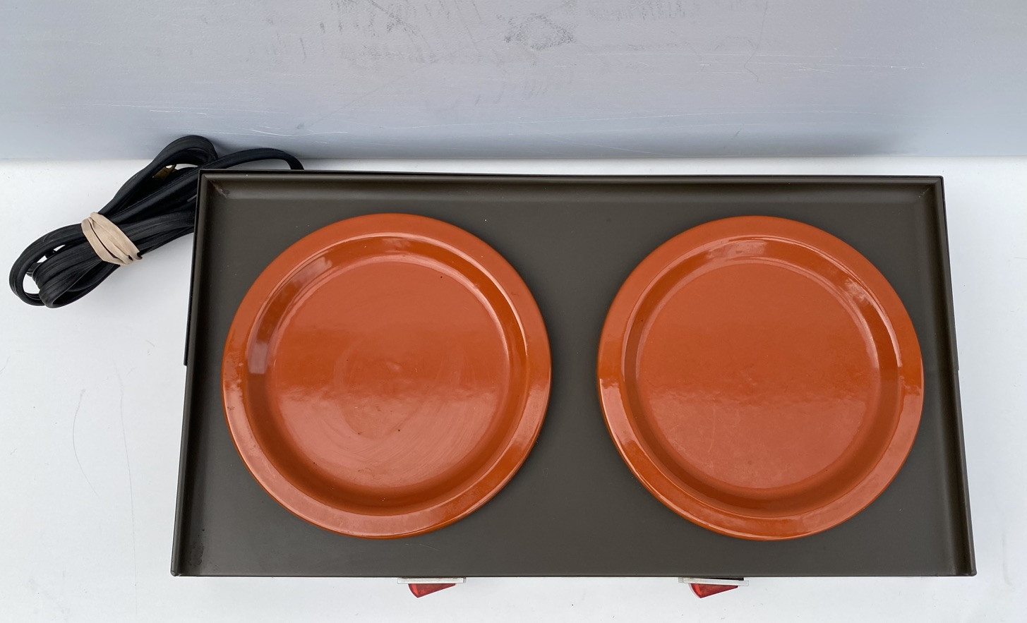 Two Station Electric Food/Coffee Warmer/burner Stainless Steel-Tailgate/Camping