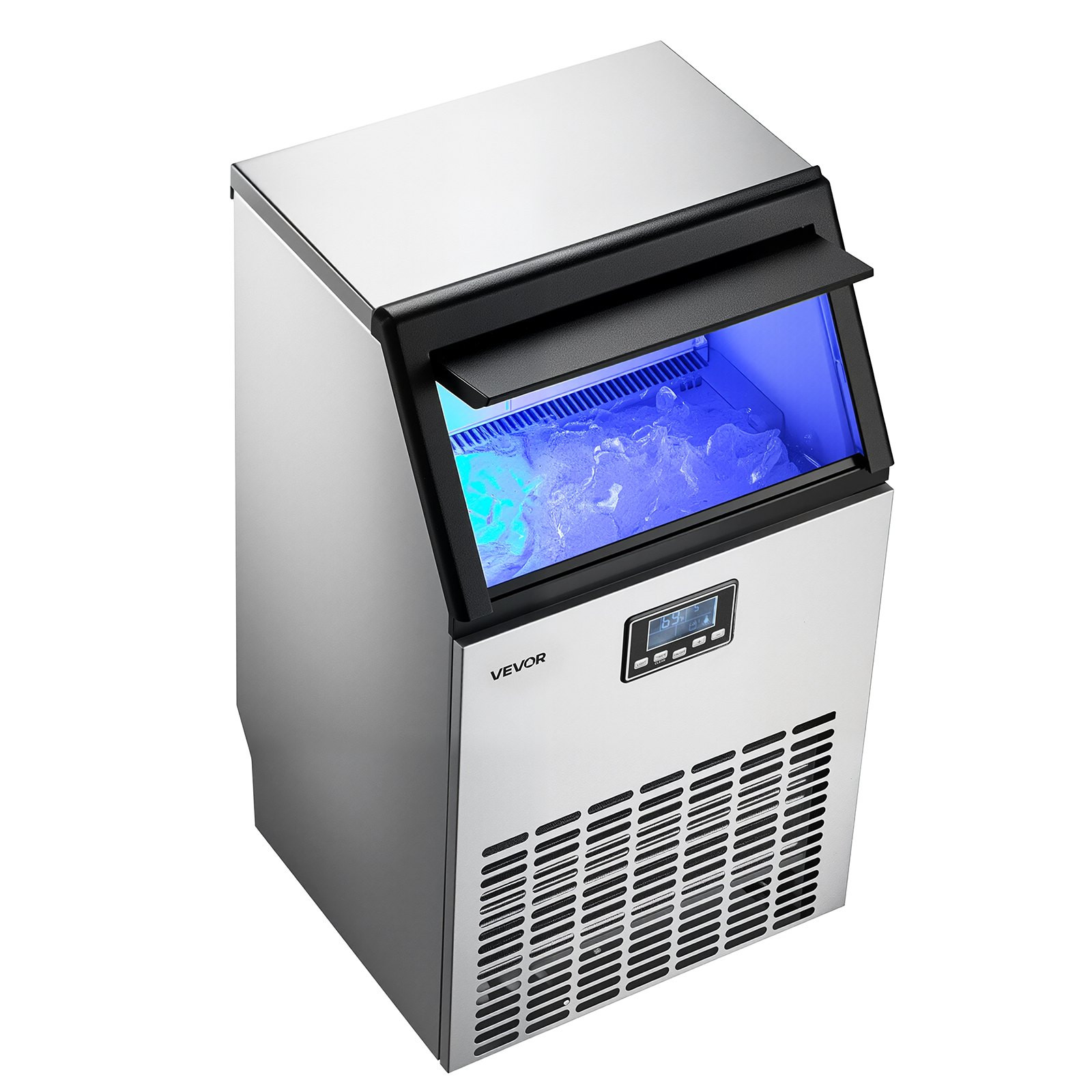 Commercial Ice Maker Machine, for Home Bar Restaurant