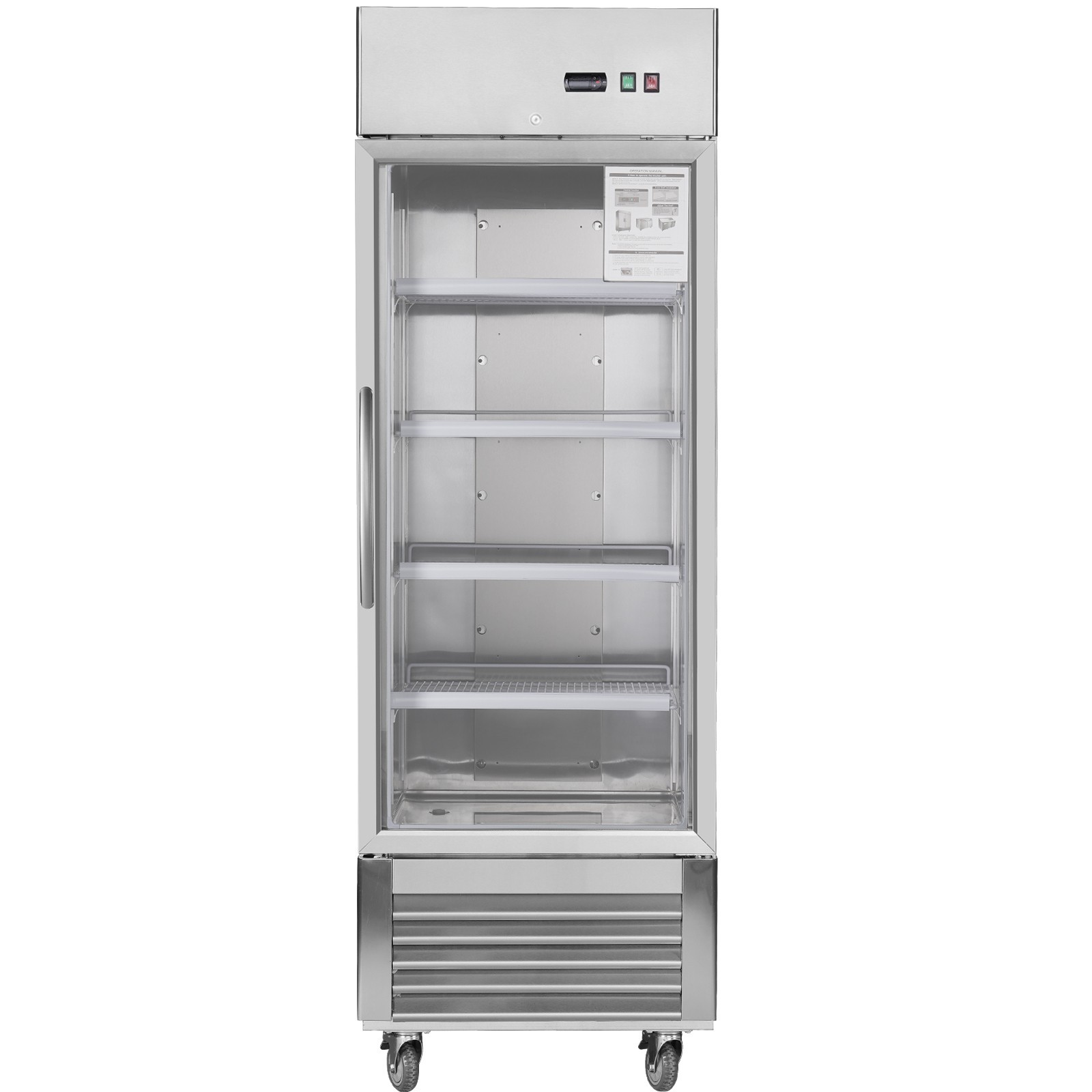 27»W Commercial Merchandiser Refrigerator | 18.7 Cu.ft 1 Glass Door Cooler