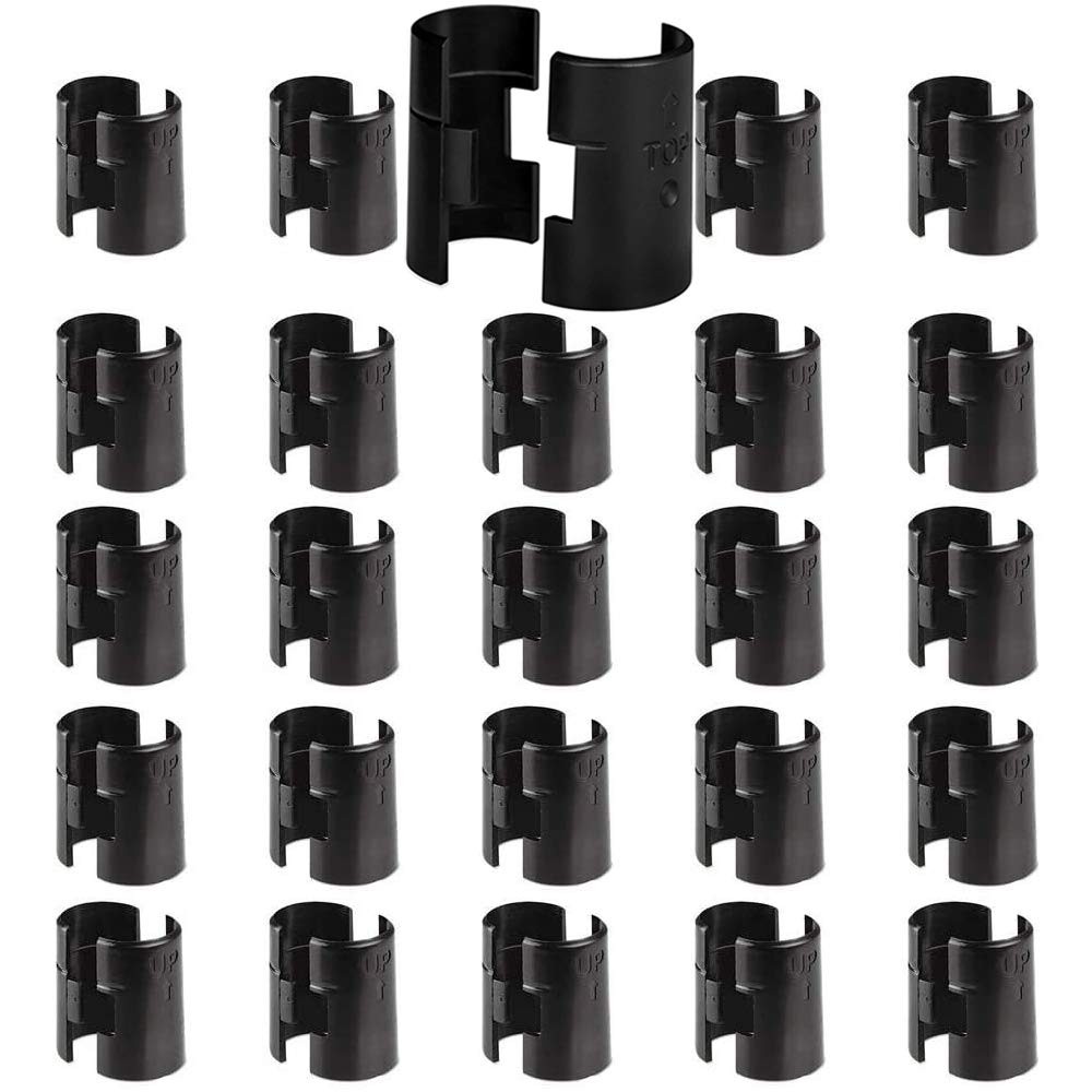 Wire Shelf Clips, Wire Shelving Shelf Lock Clips 25 Pairs 50 Pieces for 3/4″ …
