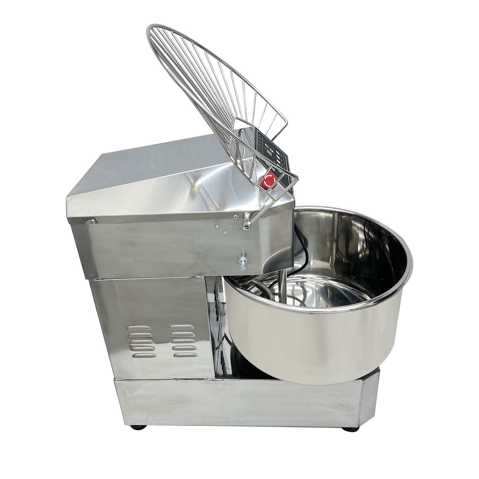 PreAsion Commercial Dough Mixer Spiral Mixer, 50QT Electric Flour Mixing Machine