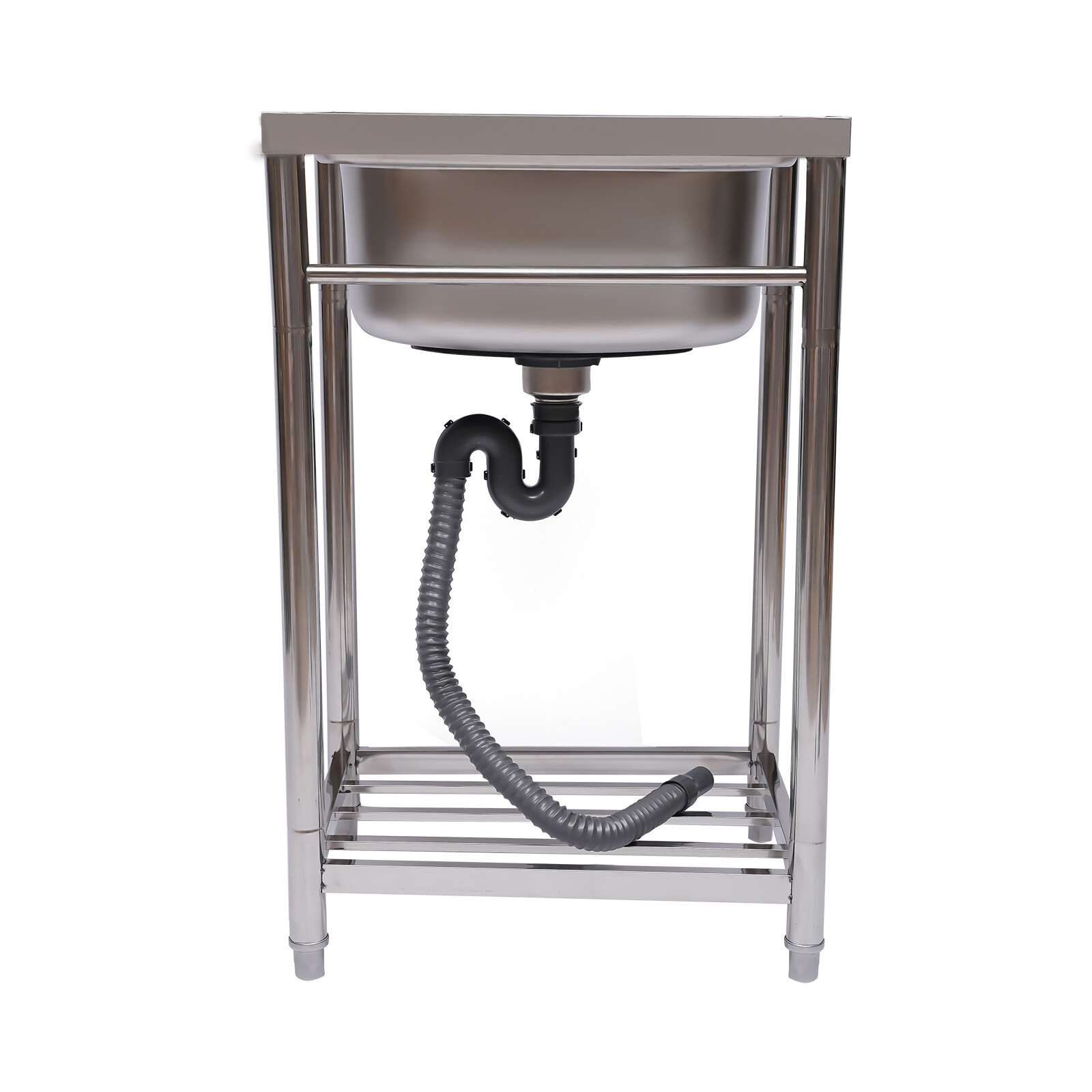 One Compartment Commercial Sink Stainless Steel for Garage, Restaurant, Kitchen