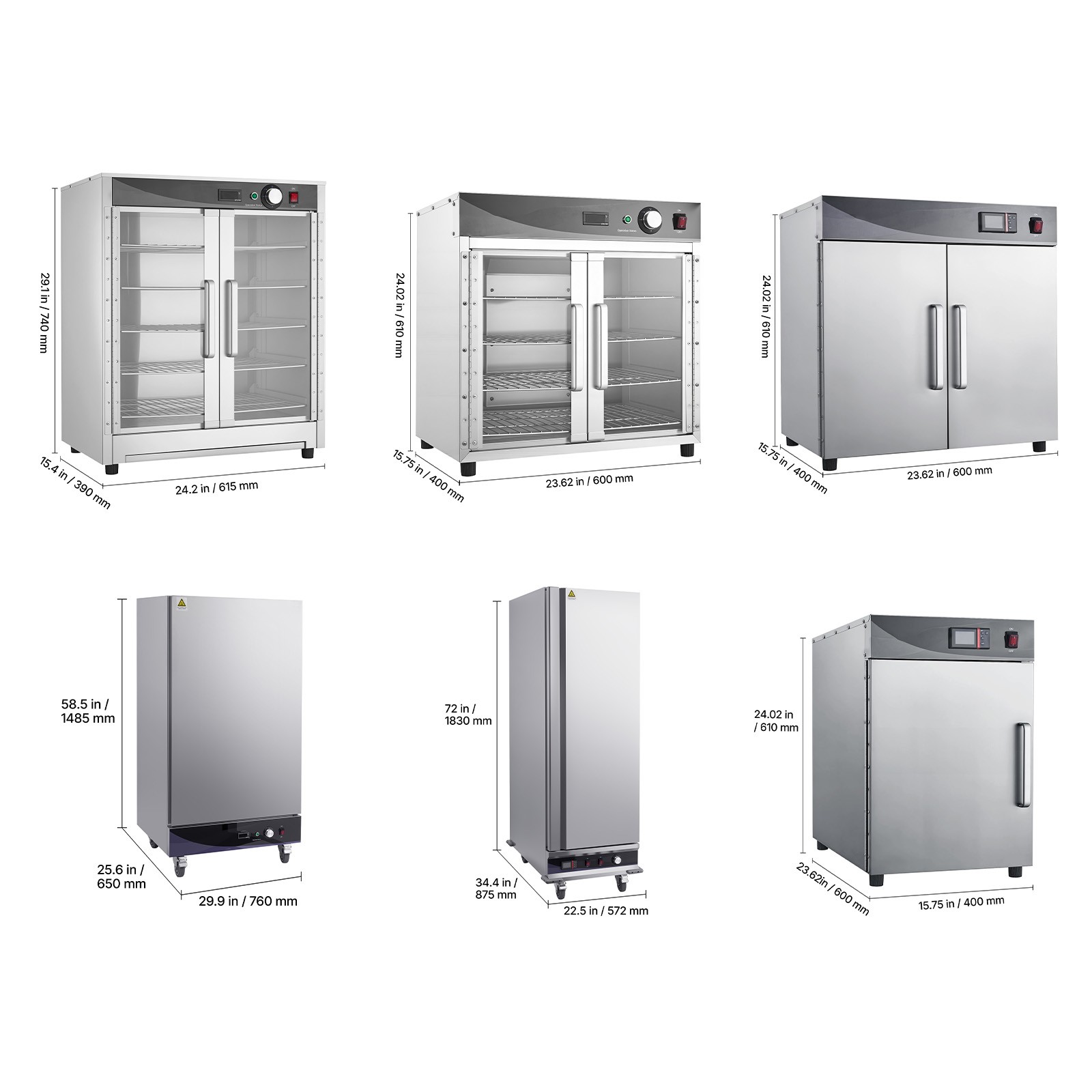 Uimoso 4/5/8/16 Tiers Hot Box Food Warmer Electric Food Warmer Cabinet