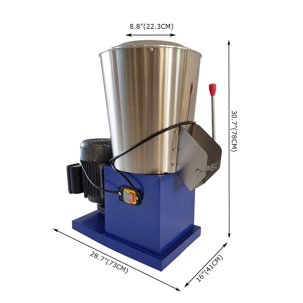 110V 15kg Dough Mixer Dry Materials Mixing Machine Commercial Flour Dough Mixer