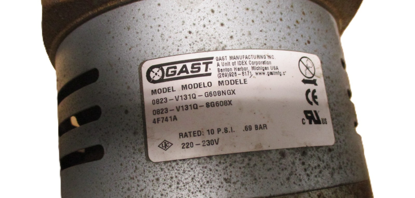 Motor Model-0823-V131Q-G608NGX-Vaccum Pump