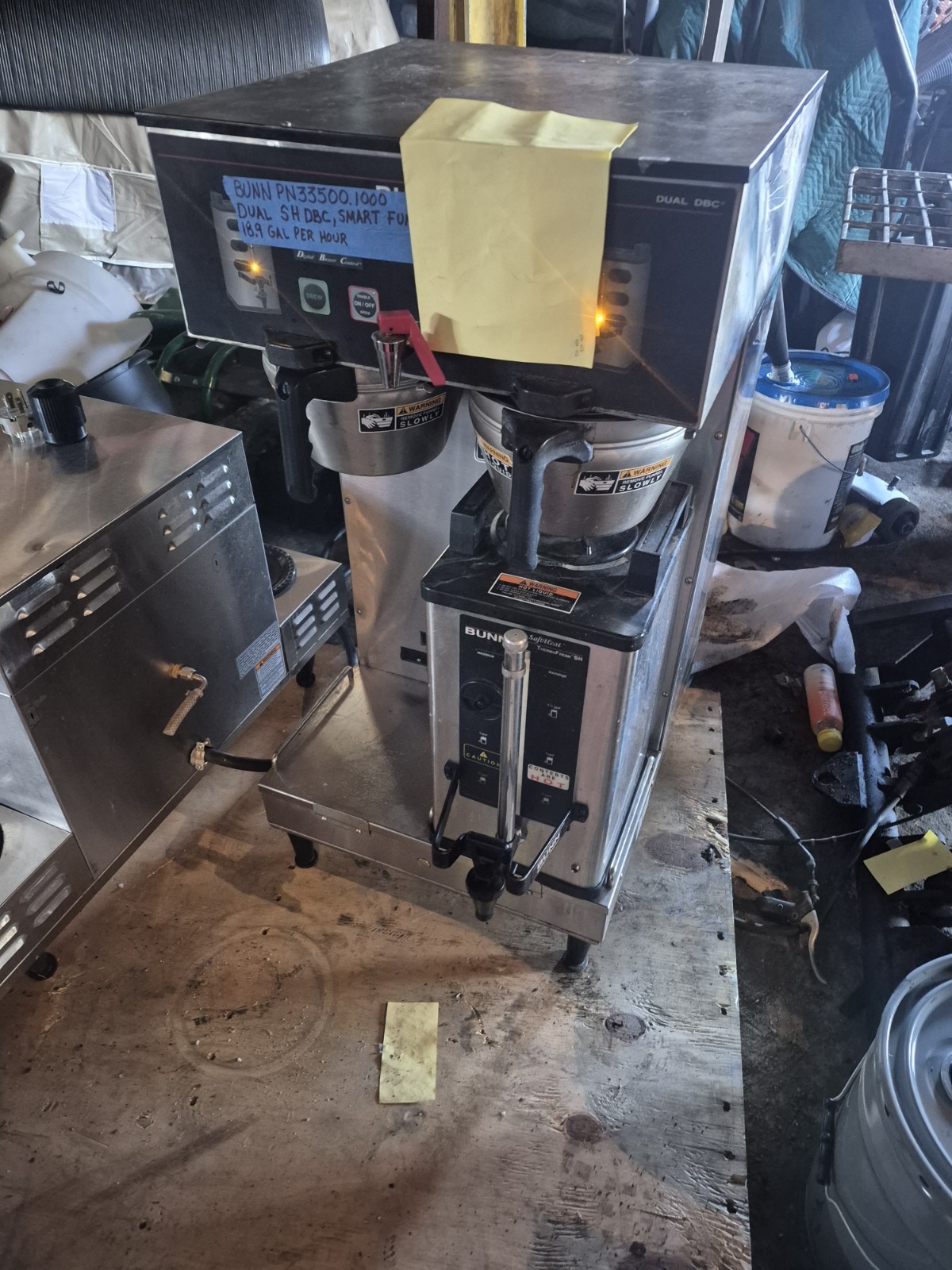 Bunn 33500.1000 Dual Coffee Maker Satellite System 18.9 Gallon Per Hour 3ph