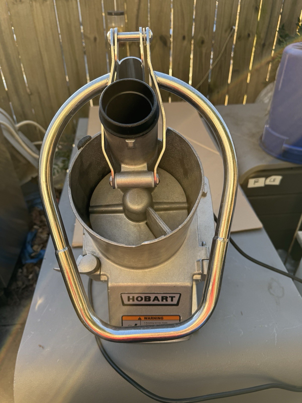 Hobart FP250-1A 3/4 HP Continuous-Feed Food Processor – Unit Only