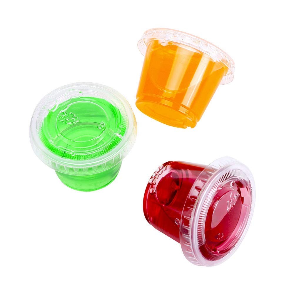 TashiLiving 200-1oz Clear Polypropylene Small (Pack of 1), clear