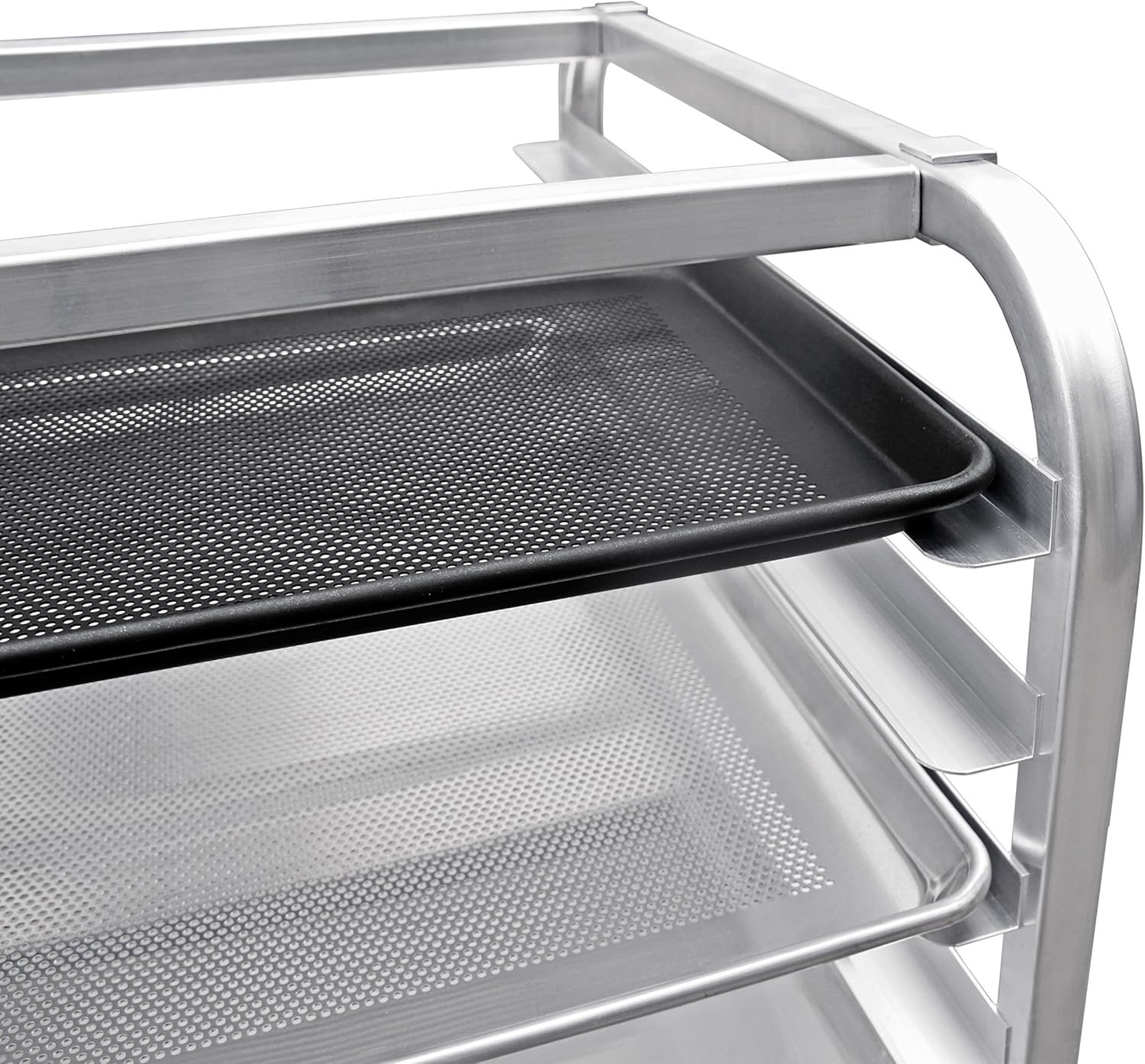 Commercial-Grade Aluminum 10-Tier Sheet Pan/Bun Pan Rack, 26″ L x 20″ W x 38″…