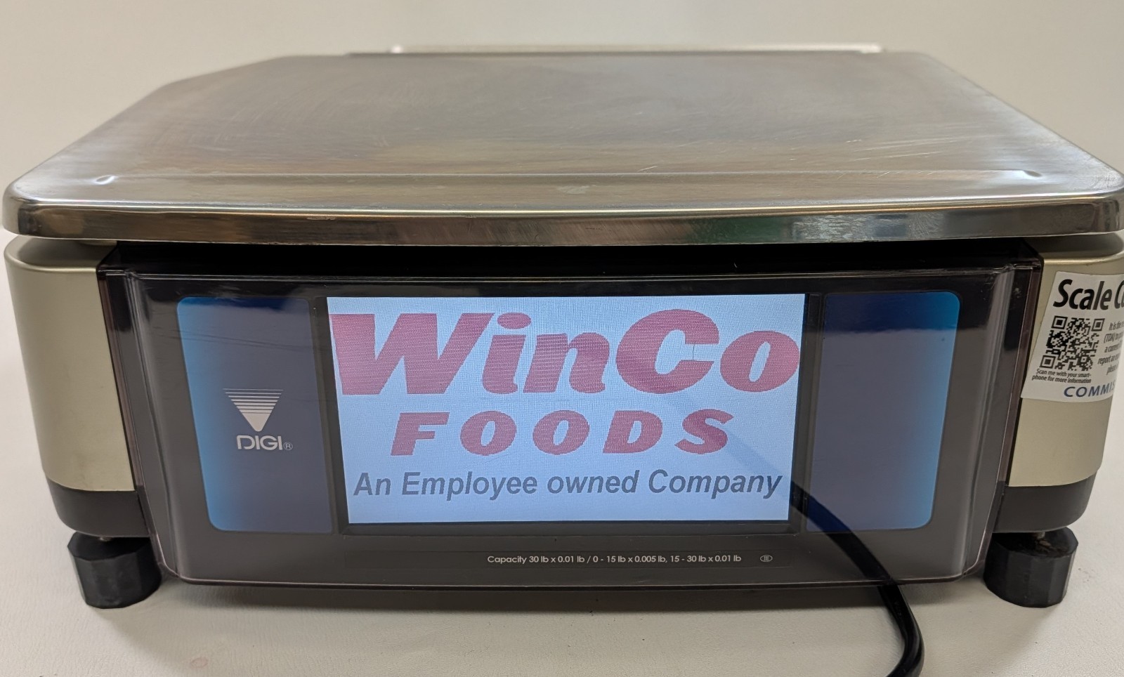 DIGI SM-5000 Deli Commercial Scale w/ Label Printer & Touchscreen | w/Power Cord