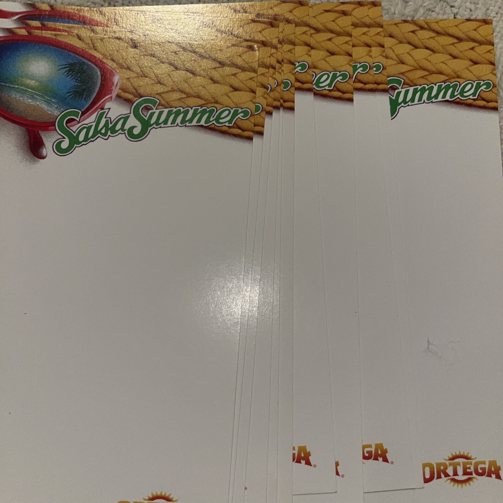 Ortega Salsa Marketing Materials Mexican Table Restaurant Cinco De Mayo 50+