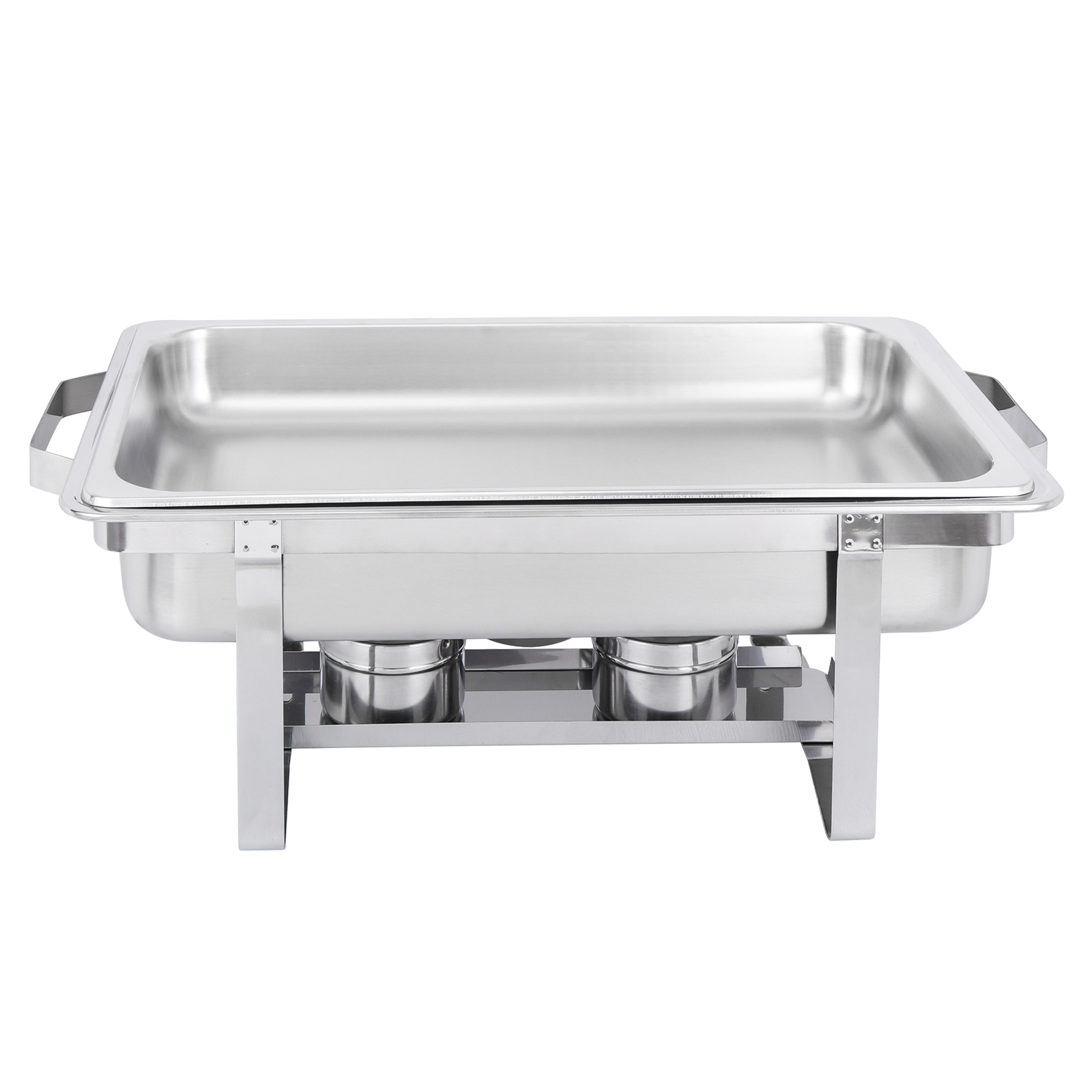 6 Pack Chafing Dish Buffet Set 8 Qt Stainless Steel Chafer Catering Warmer Set