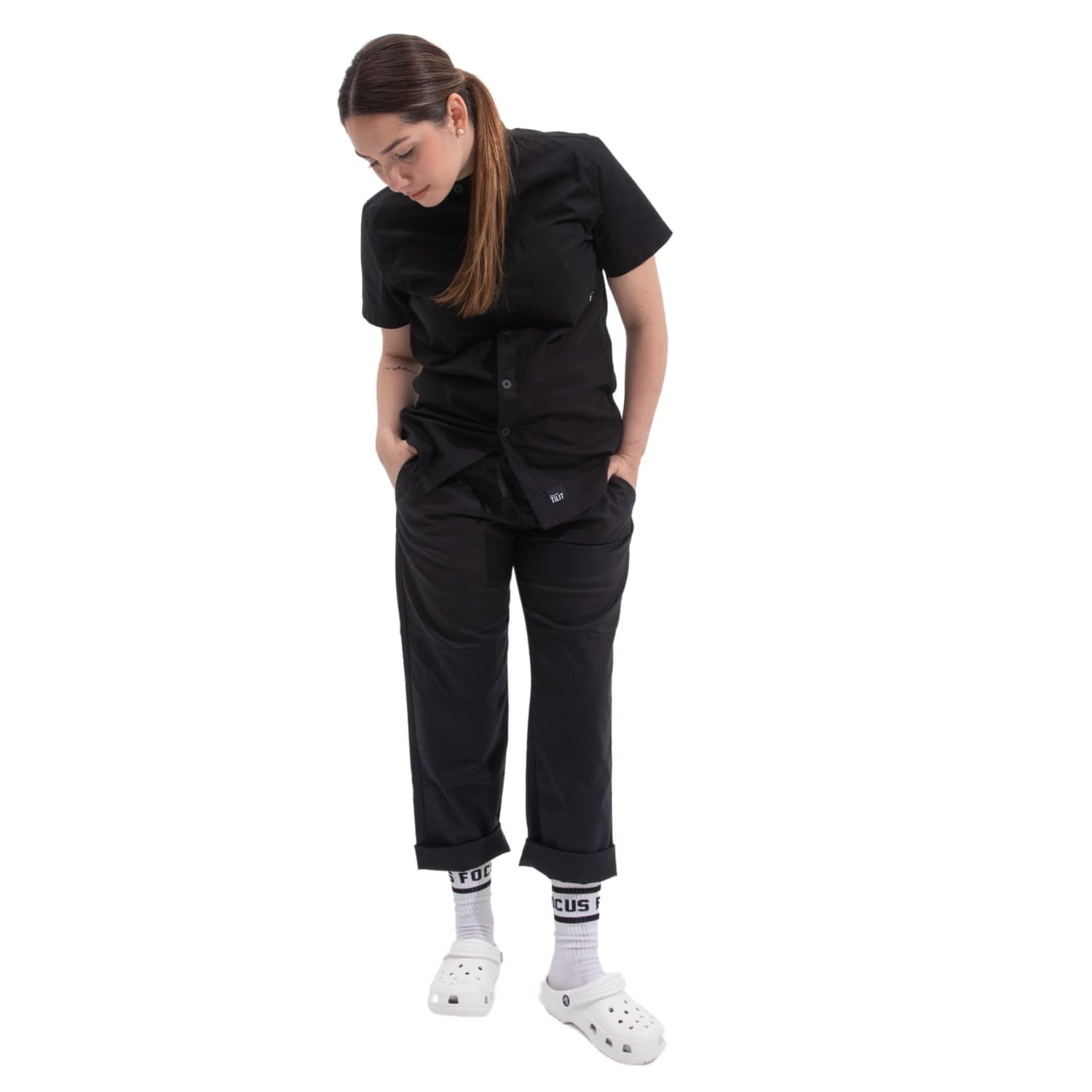 Essential Pants (Black, X-Large) | Premium Chef Pants, Unisex Pants for Men a…