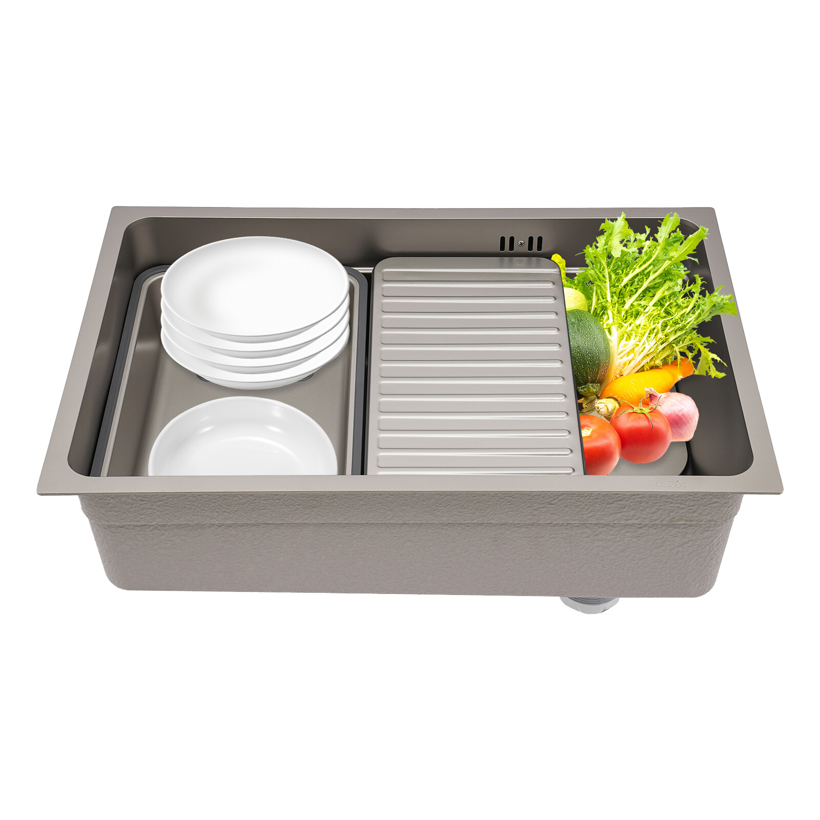 Stainless Steel Sink Commercial Restaurant Laundry Sink Kitchen Sink USA