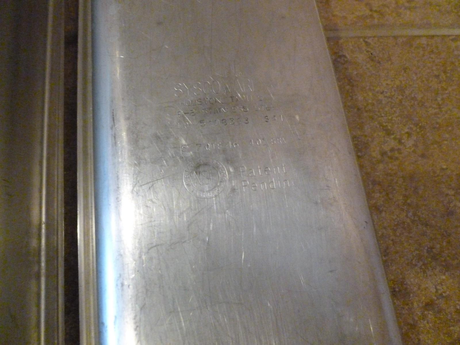 4 Stainless Steel Steam Table Pans 1 Vollrath – 3 Syscoware 20 3/4 x 6 1/4″ x 4″