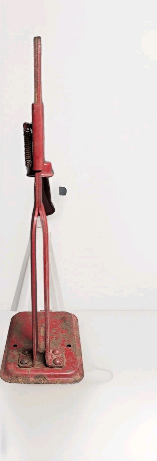 Climax Vintage Prohibition Era Red Metal Bottle Capper Industrial Farmhouse 16″