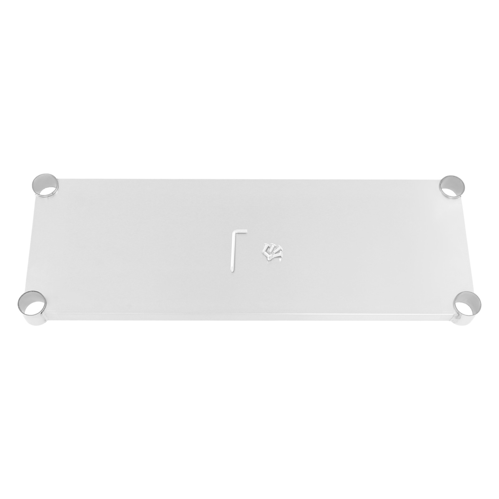 Under Shelf for Work Tables Extra Adjustable Lower Shelf Stainless Steel 100kg
